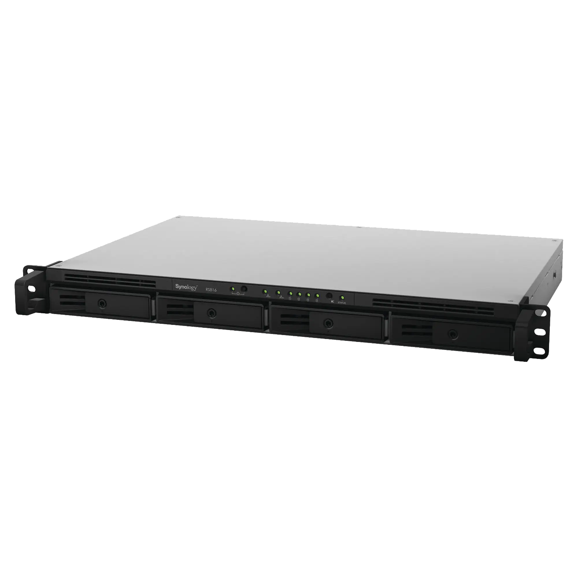 Servidor Nas para rack de 4 bahías / Expandible a 8 bahías / Hasta 96 TB / Hasta 16 cámaras
