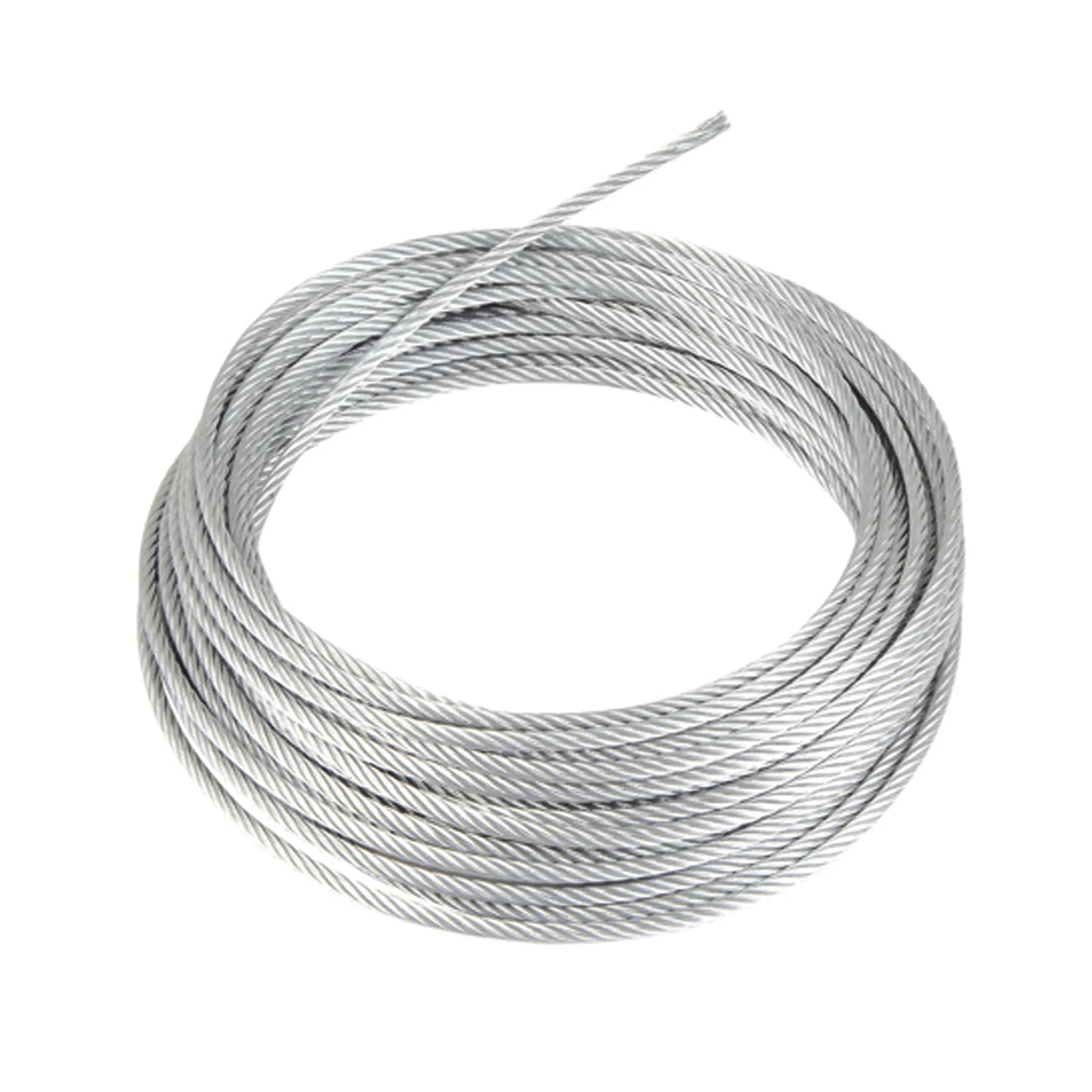 Retazo de 5 Metros, Retenida de 1/8″ de Alta Resistencia, Galvanizado clase A.