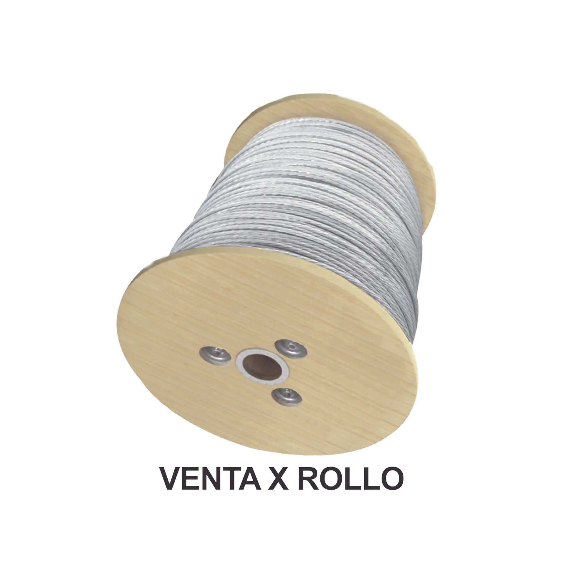 Cable de Retenida de 3/16″, Resistencia 1293 Kg, 7 Hilos (Carrete de 2000 metros).