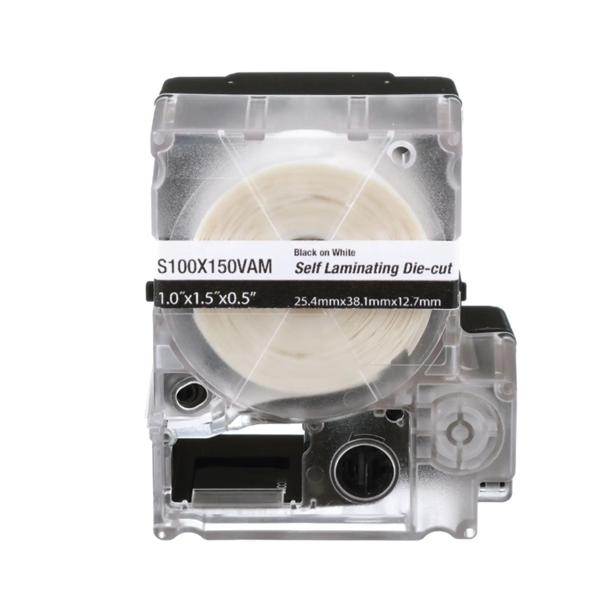 Casete de 125 Etiquetas Autolaminadas para cables 8-4 AWG 1 X 2.25″