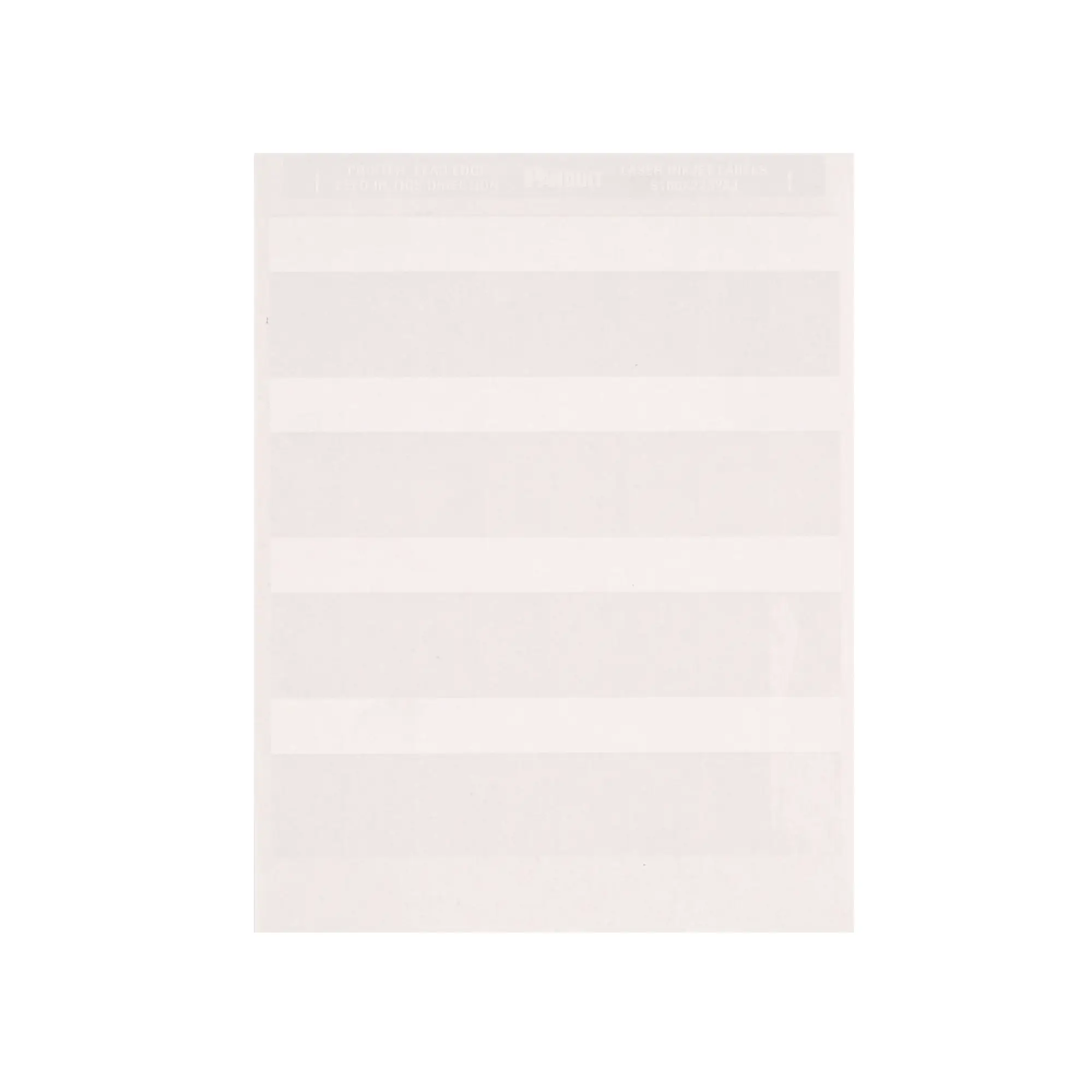 Hojas con 1000 Etiquetas Auto-laminadas para Impresora Láser/Inyección de Tinta, para Cables de 6.1 a 12.2 mm de Diámetro (8 – 4 AWG)