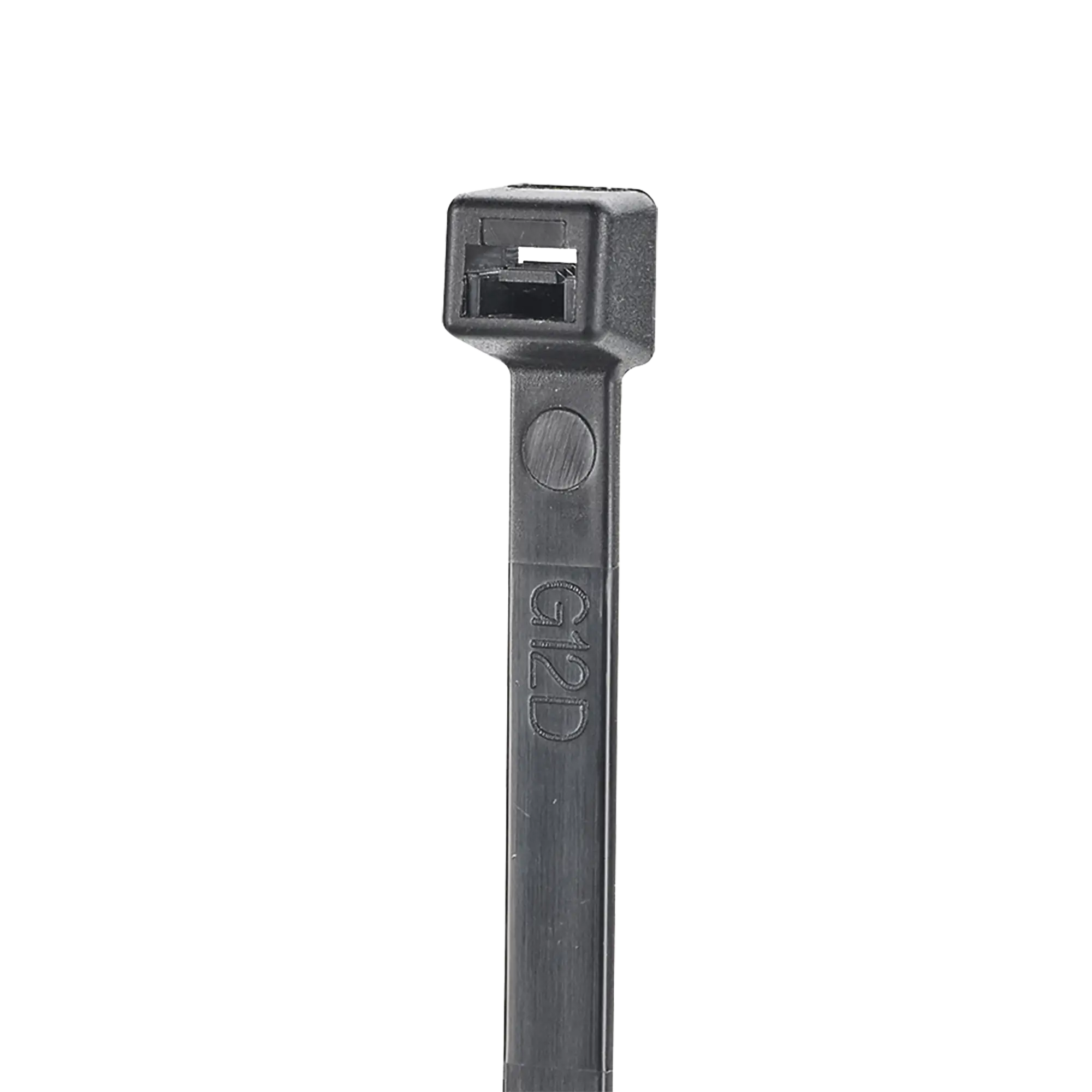 Cincho de Nylon 6.6 StrongHold™, 300mm largo x 3.6mm ancho, Color Negro, Exterior Resistente a Rayos UV, Paquete de 100pz