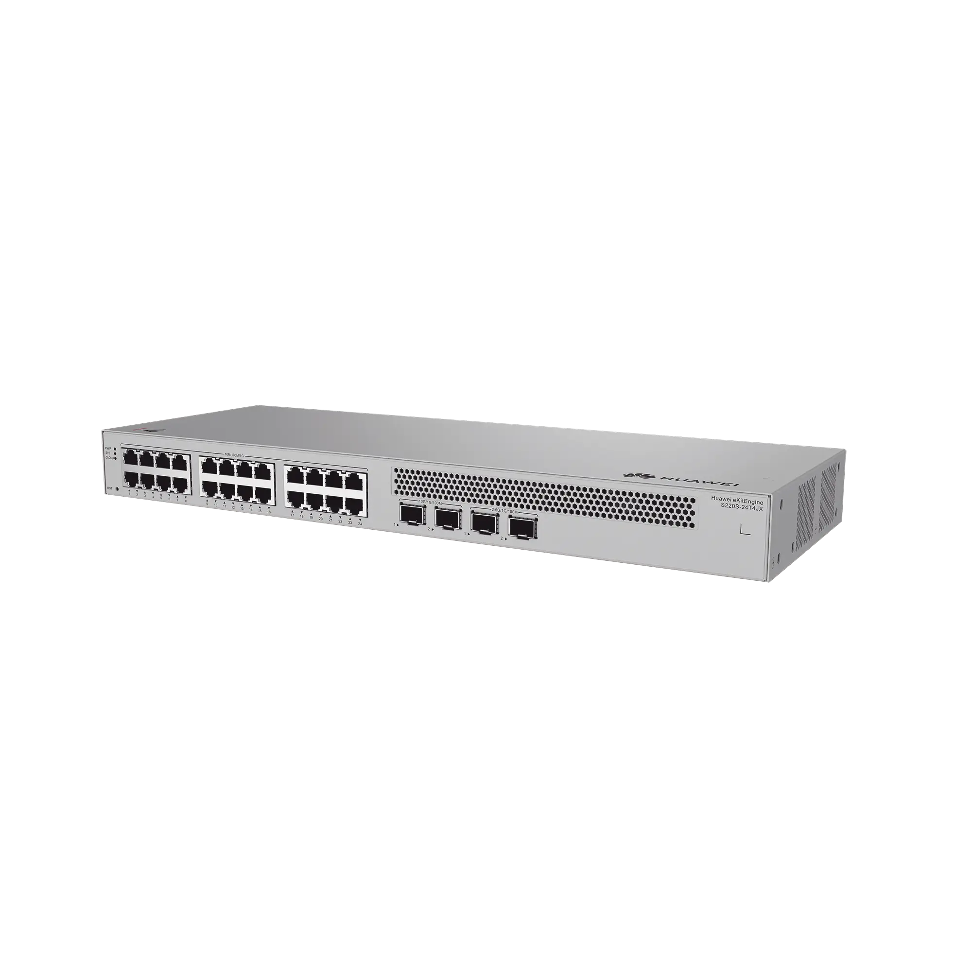 Switch de Acceso Gigabit Administrable Capa 2 / 24 puertos 10/100/1000 Mbps / 2 Puertos 2.5GE SFP + 2 Puertos 10GE SFP+ Uplink / ERPS / IMGP Snooping / DHCP Snooping / Administración Nube Gratis