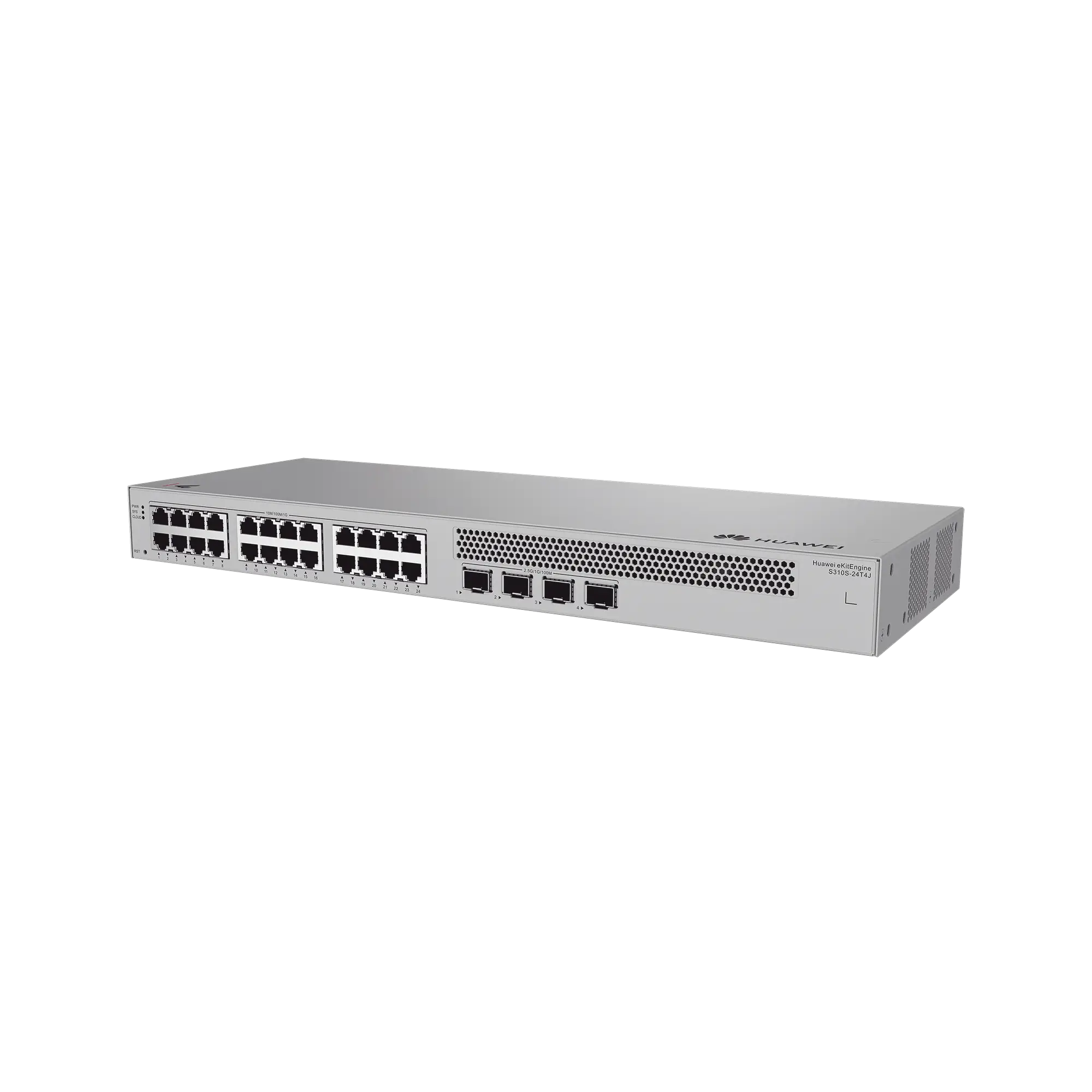 Switch de Acceso Gigabit Administrable Capa 2+ / 24 puertos 10/100/1000 Mbps / 4 Puertos 2.5GE SFP Uplink / ERPS / Rutas Estáticas / Administración Nube Gratis