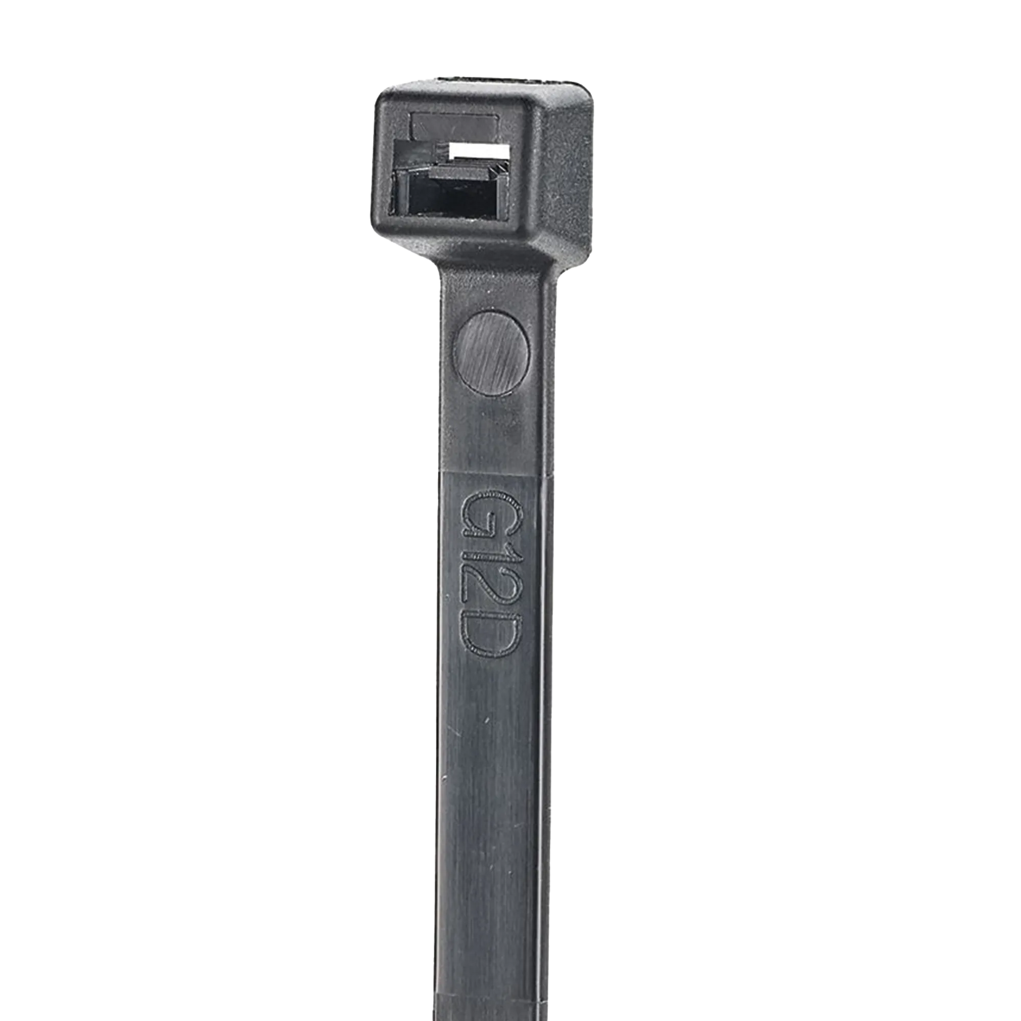 Cincho STRONGHOLD de Nylon 6.6, 1020mm largo x 9mm ancho, Color Negro Exterior, Resistente a Rayos UV, Paquete de 50 Piezas