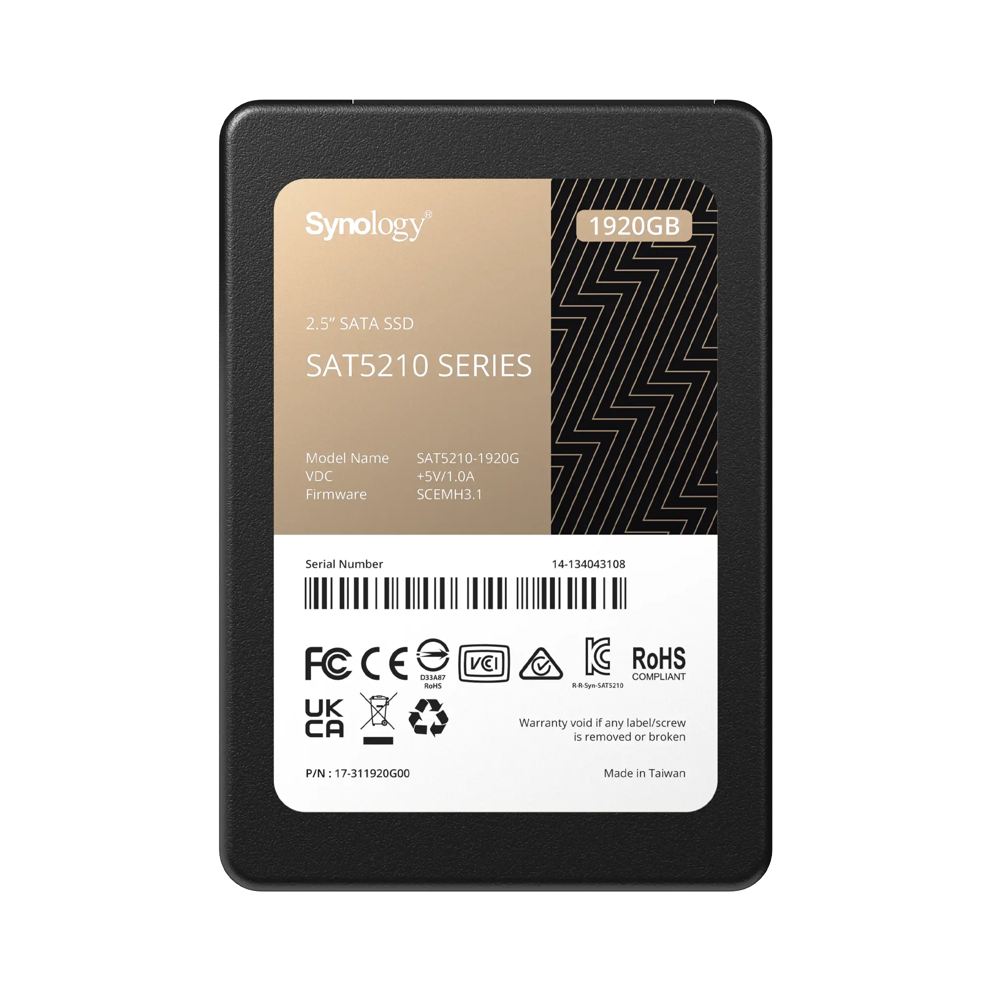 1920 GB SSD , diseñada para Synology NAS
