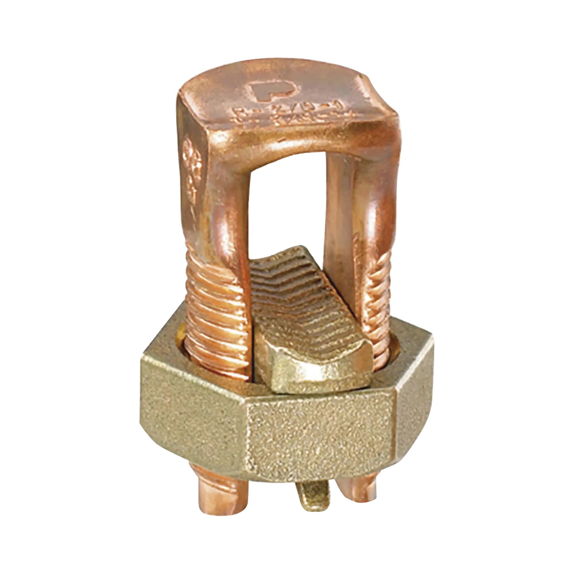 Conector Mecánico de Puesta a Tierra, de Cobre, Para Cables de Calibre 2 a 2/0 AWG
