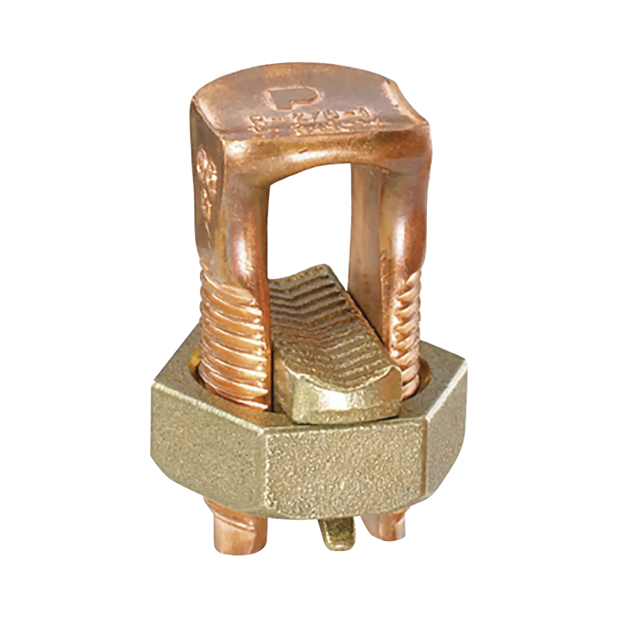 Conector Mecánico de Puesta a Tierra, de Cobre, Para Cables de Calibre 8 a 4 AWG