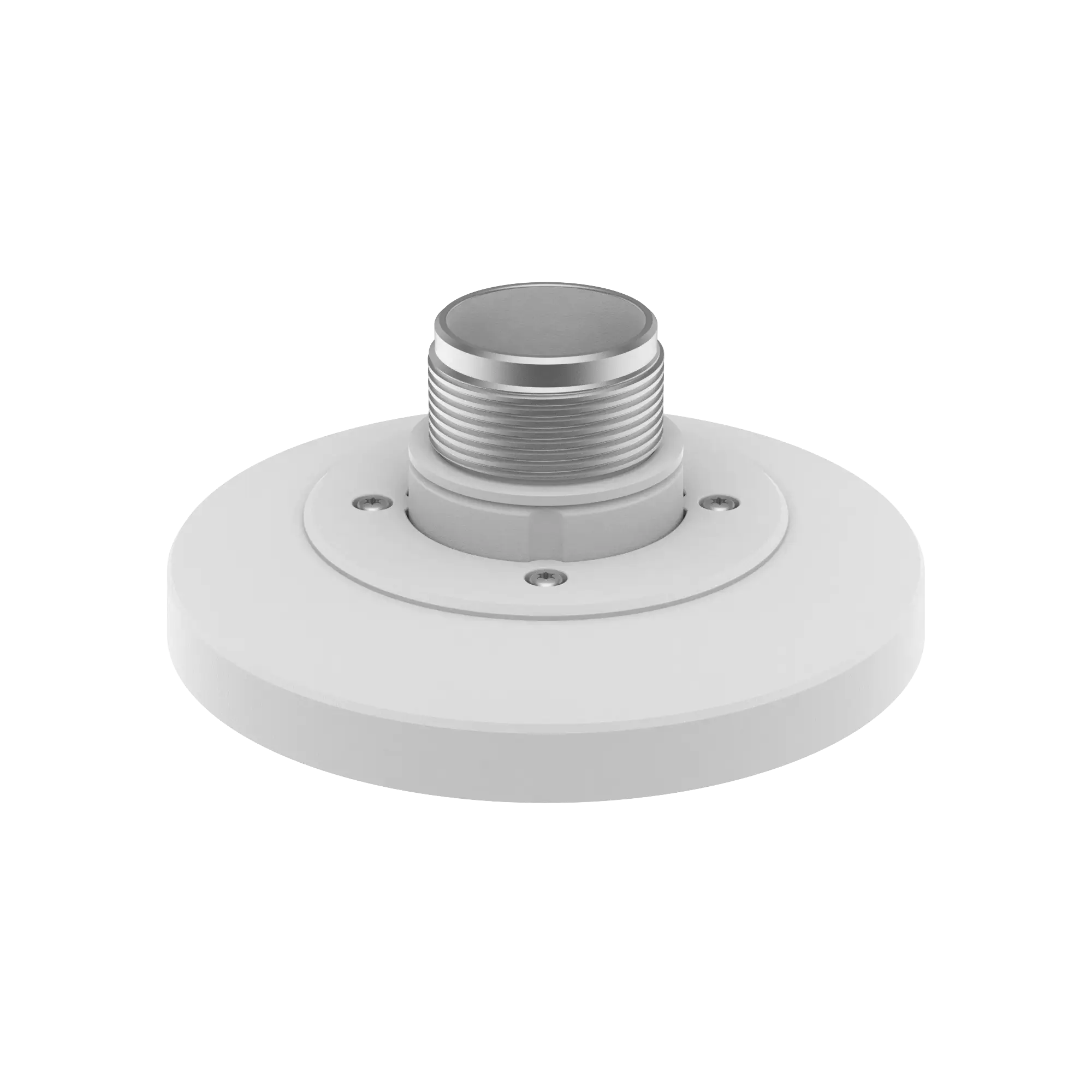 Adaptador tipo Plato necesario para montar en Pared o Techo Cámaras Hanwha serie QNV-C