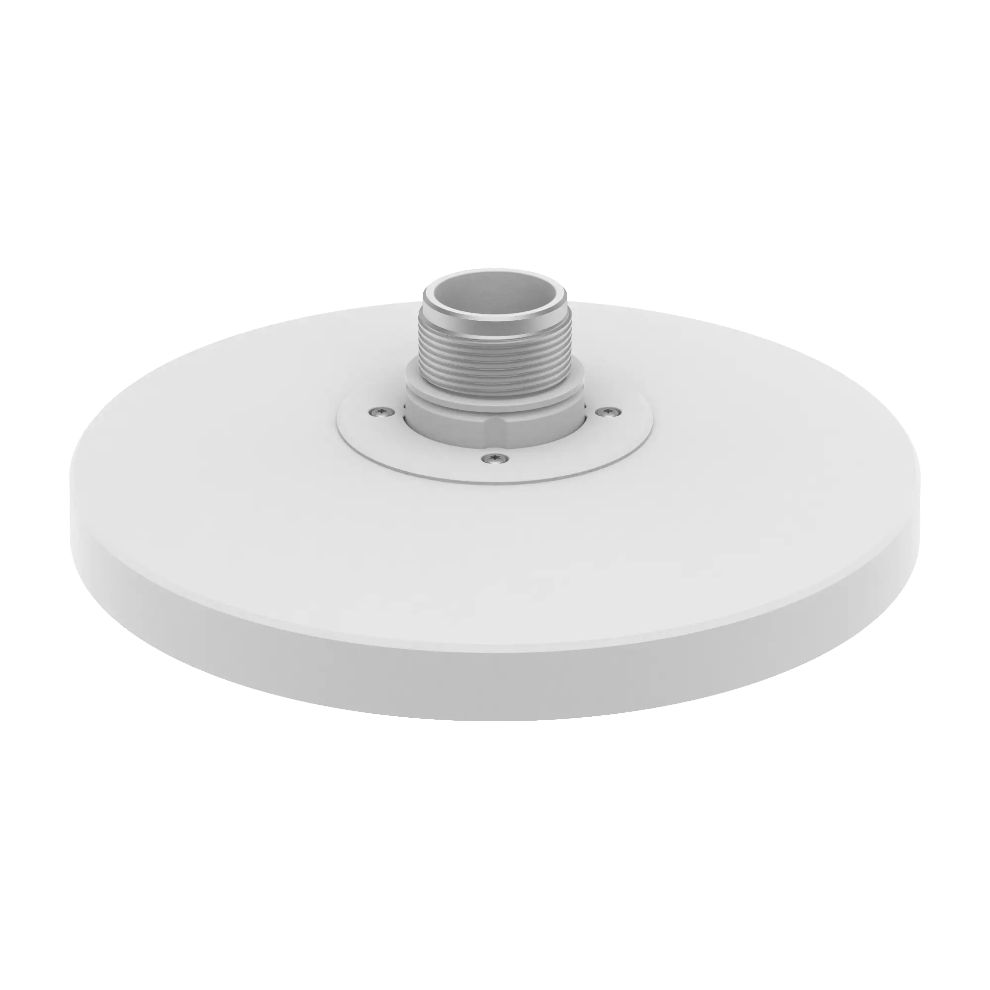 Adaptador tipo plato para Cámara Multisensor serie P necesario para usar accesorios de pared o techo, verificar lista de compatibilidad
