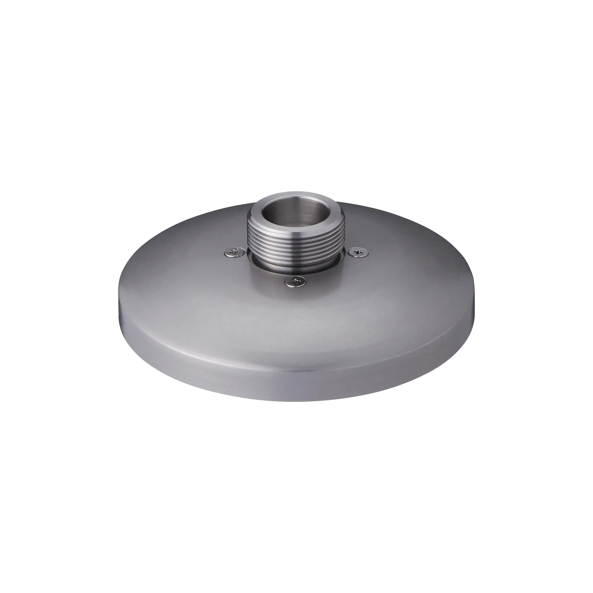 Adaptador de Acero Inoxidable tipo plato necesario para pared o techo