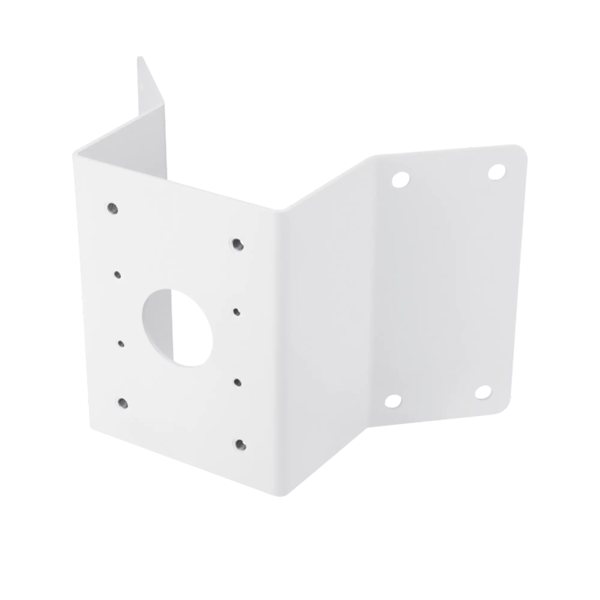 Adaptador de esquina compatible con montaje de pared SBP-300WM1, SBP-300WMW1 para domos fijos y PTZ Wisenet