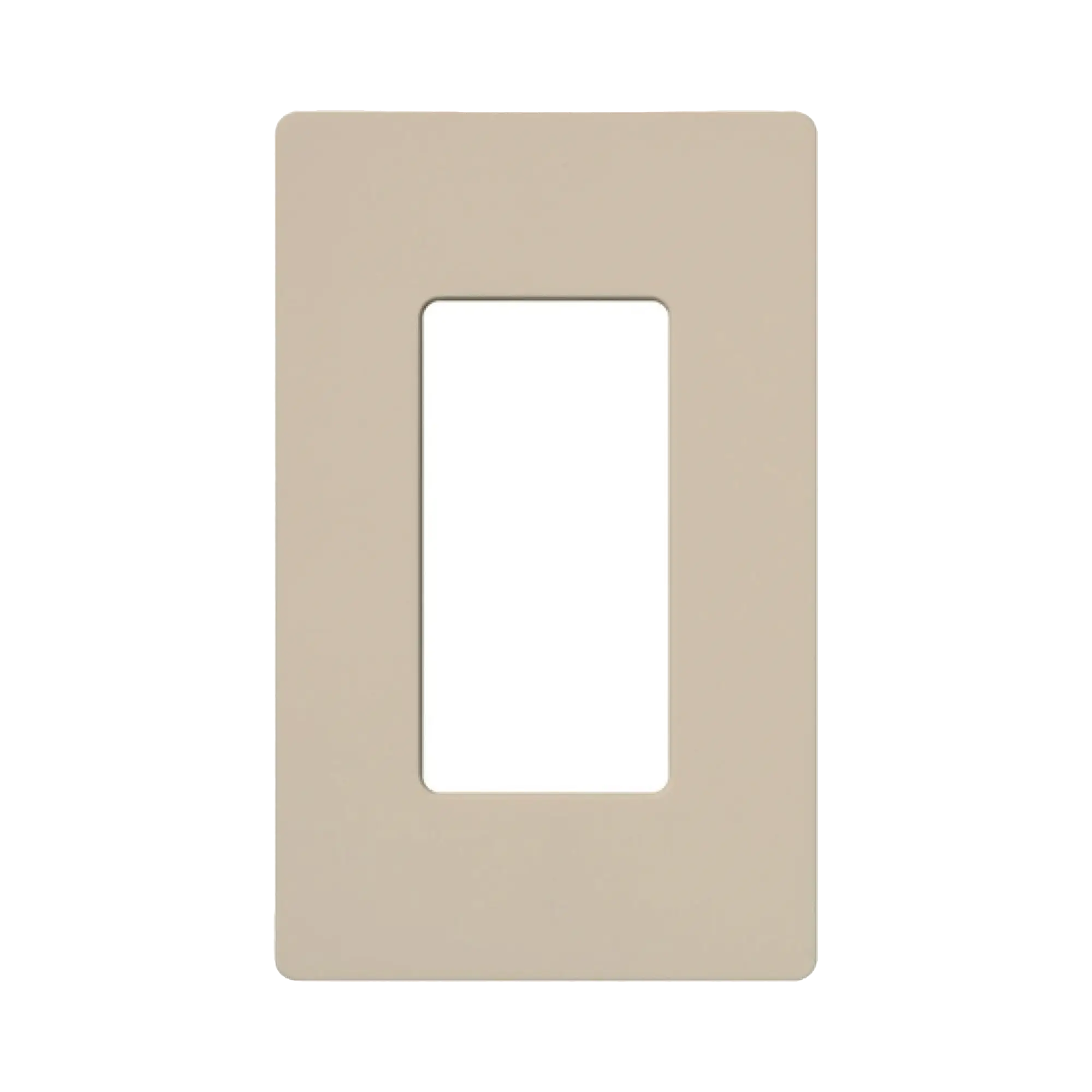 Tapa Color Taupe para interruptor o dimmer Lutron, 1 gang, limpio y moderno