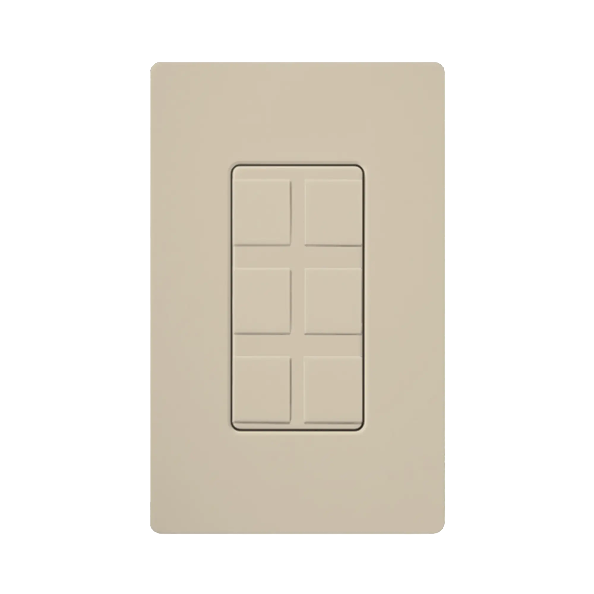 Caja de pared para contactos varios, 6 mini espacios.