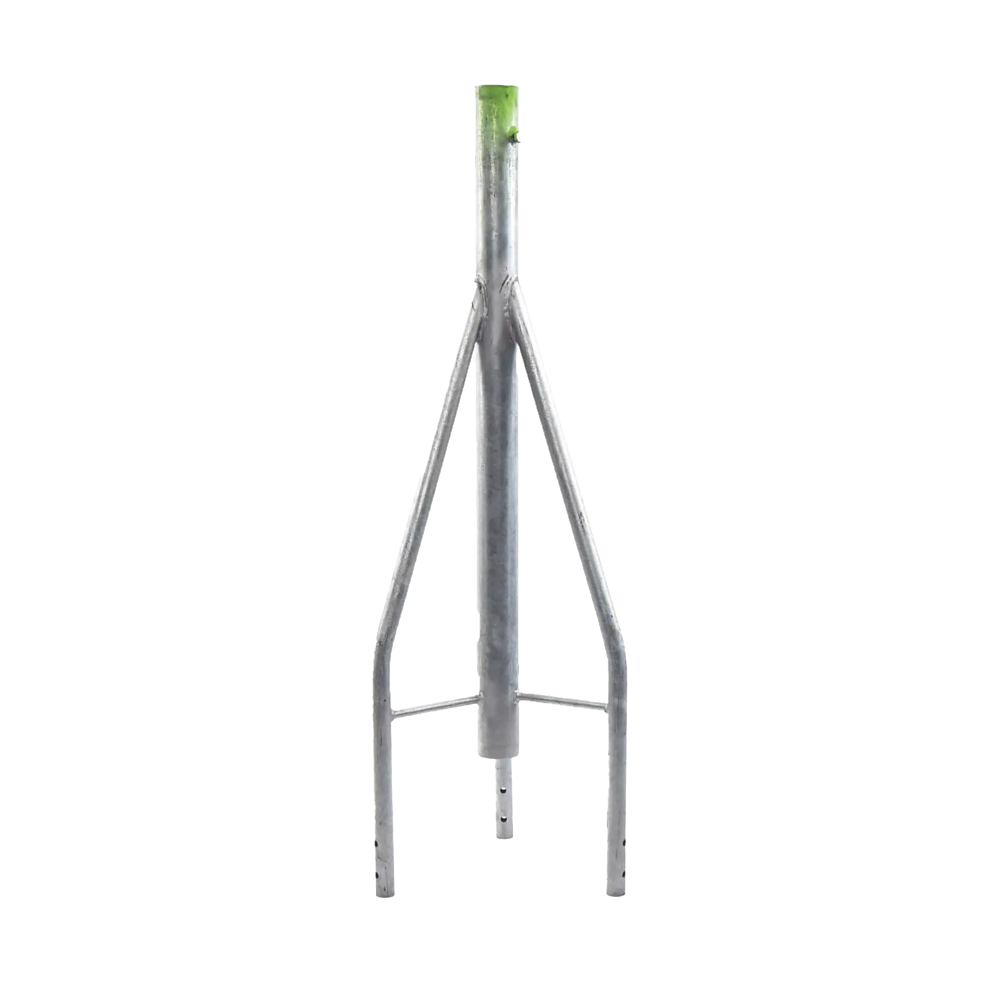 Tramo de Remate (Copete) para Tramo STZ-30 Galvanizado Electrolítico con Opresores para Pararrayo.