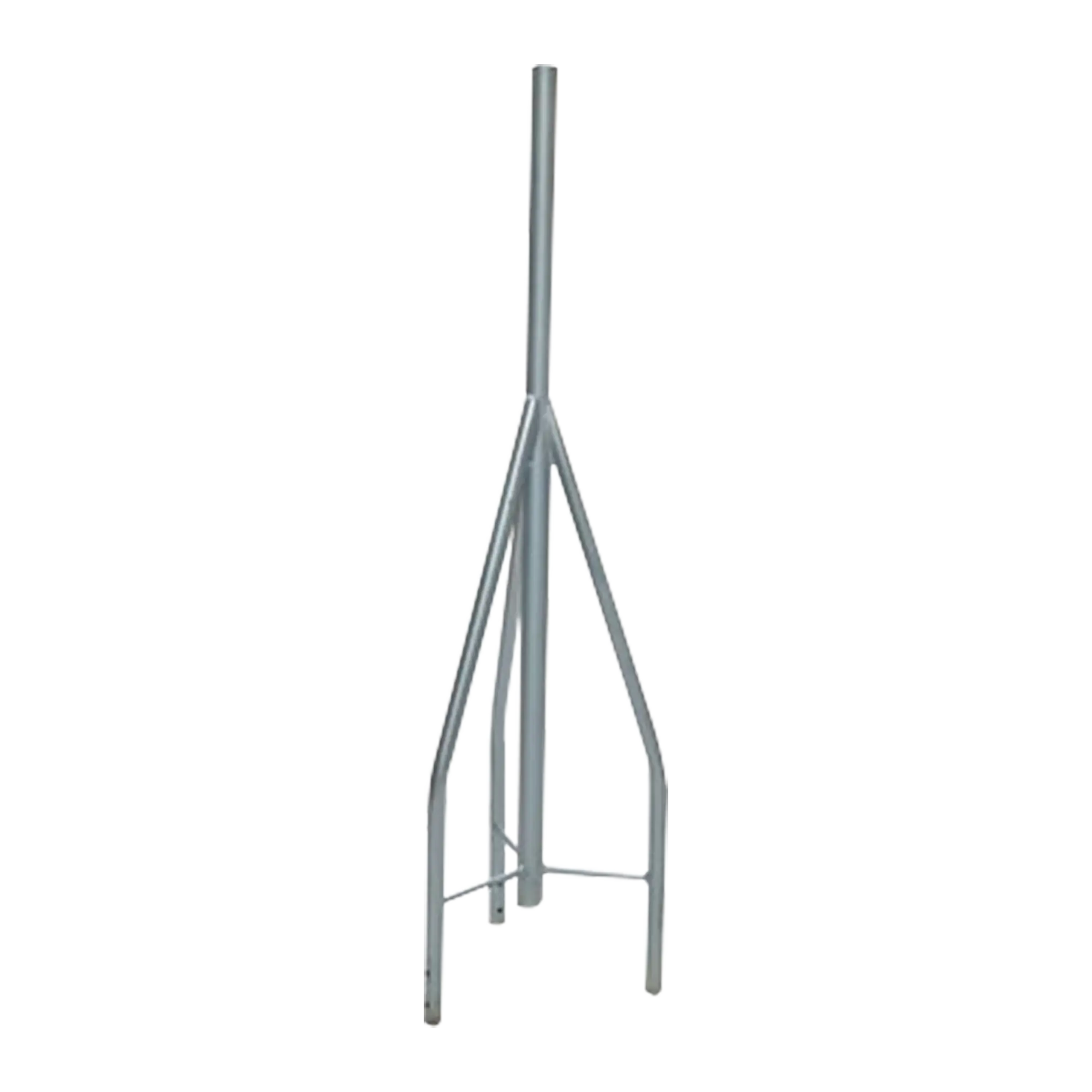 Tramo de Remate / Copete, tubo industrial 1 1/4″ con tubo central 2 3/8″ (Ced. 30), galvanizado por inmersión en caliente.