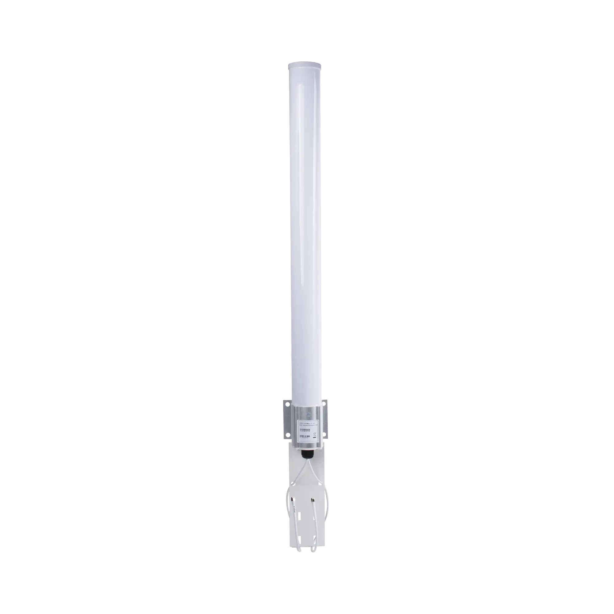 Antena Omnidireccional en 2.4 GHz, Rango de Frecuencias (2.3 – 2.5 GHz), Ganancia de 10 dBi, Doble Polaridad MIMO 2×2, Incluye Jumpers