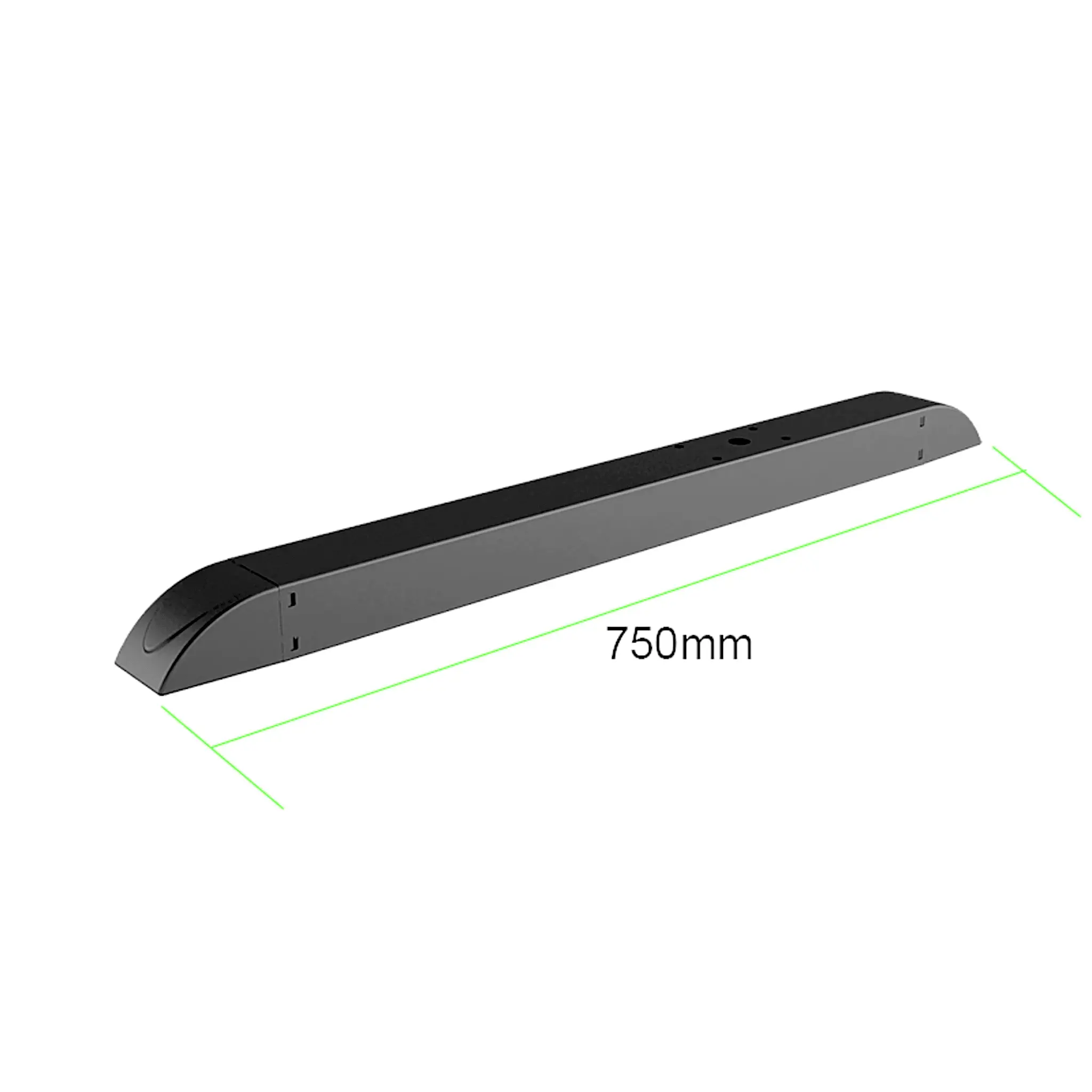 Accesorio – Soporte para Estructura de Piso para Videowall de 75 cm | Longitud total 815.6 mm | Altura 76.2 mm | Profundidad 50 mm | Incluye Herramientas de Montaje | Tornillos M8 | Tapas de Cierre