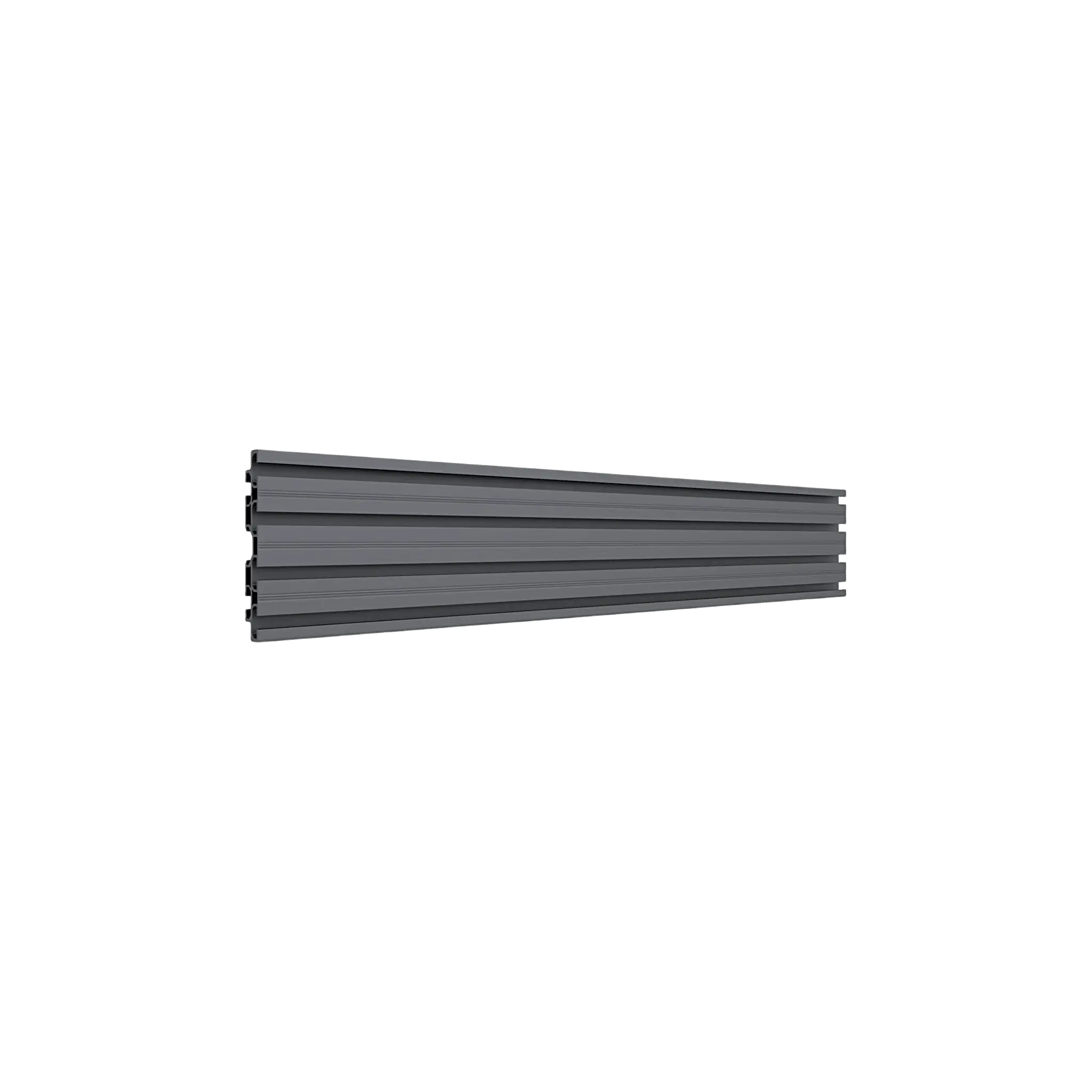 Accesorio_ Riel de Aluminio con Longitud 1750 mm | Ancho 120 mm| Espesor 9 mm | Incluye Tapas y Tornillos | Compatible con estructura para Videowall | Diseño Modular