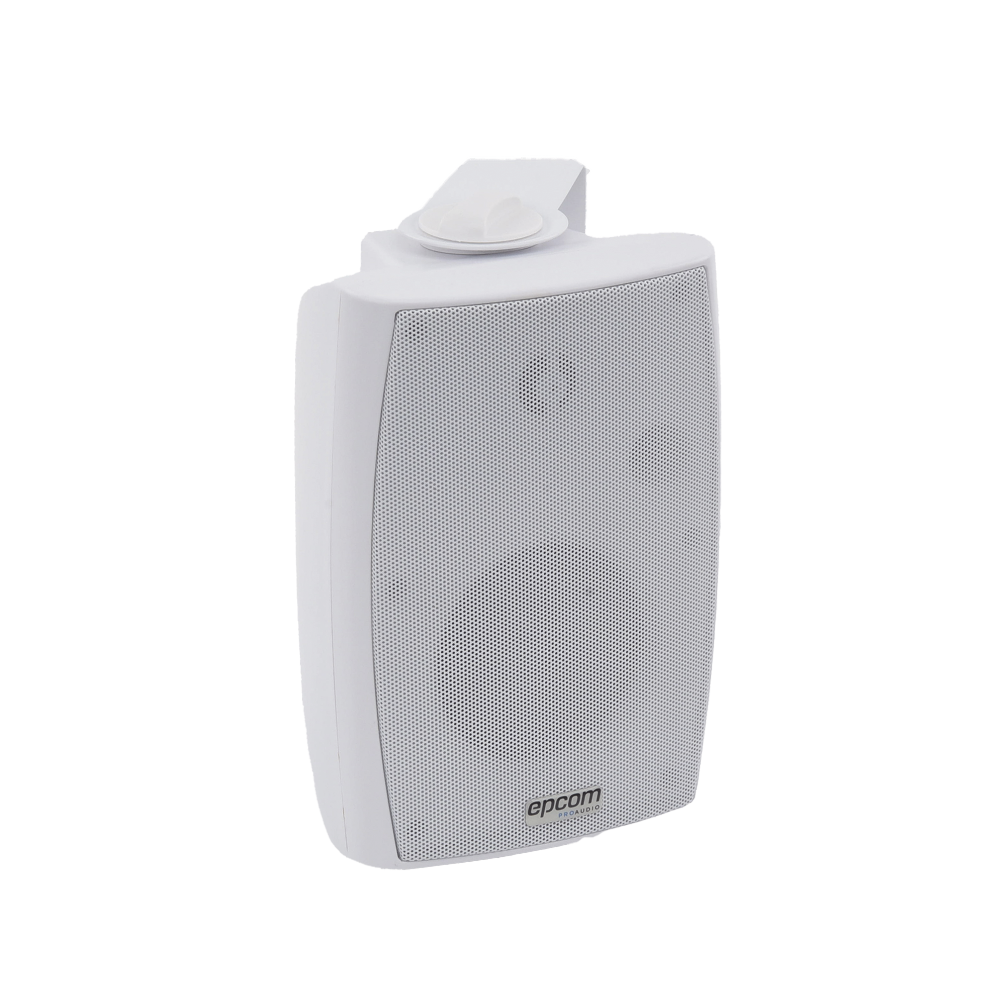Altavoz de Pared de 2 vías | Woofer 4in + 1.5in | 2.5W – 20W | Para Sistemas 70/100V y 8 ohms | Material ABS | Rejilla y Bracket de Metal | Color Blanco