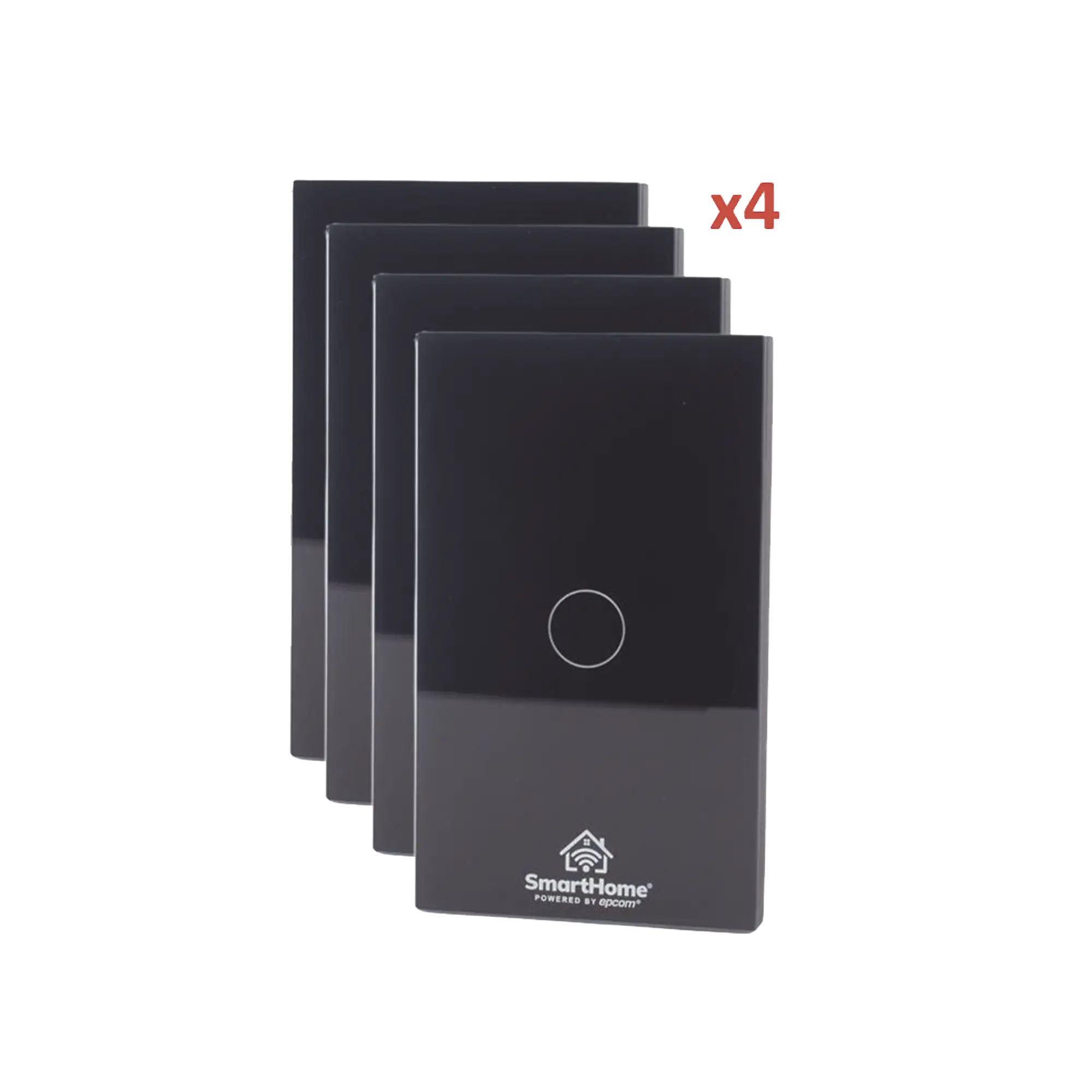 (Wifi) KIT 4 apagadores inteligentes Wifi compatibles con Alexa y GoogleHome