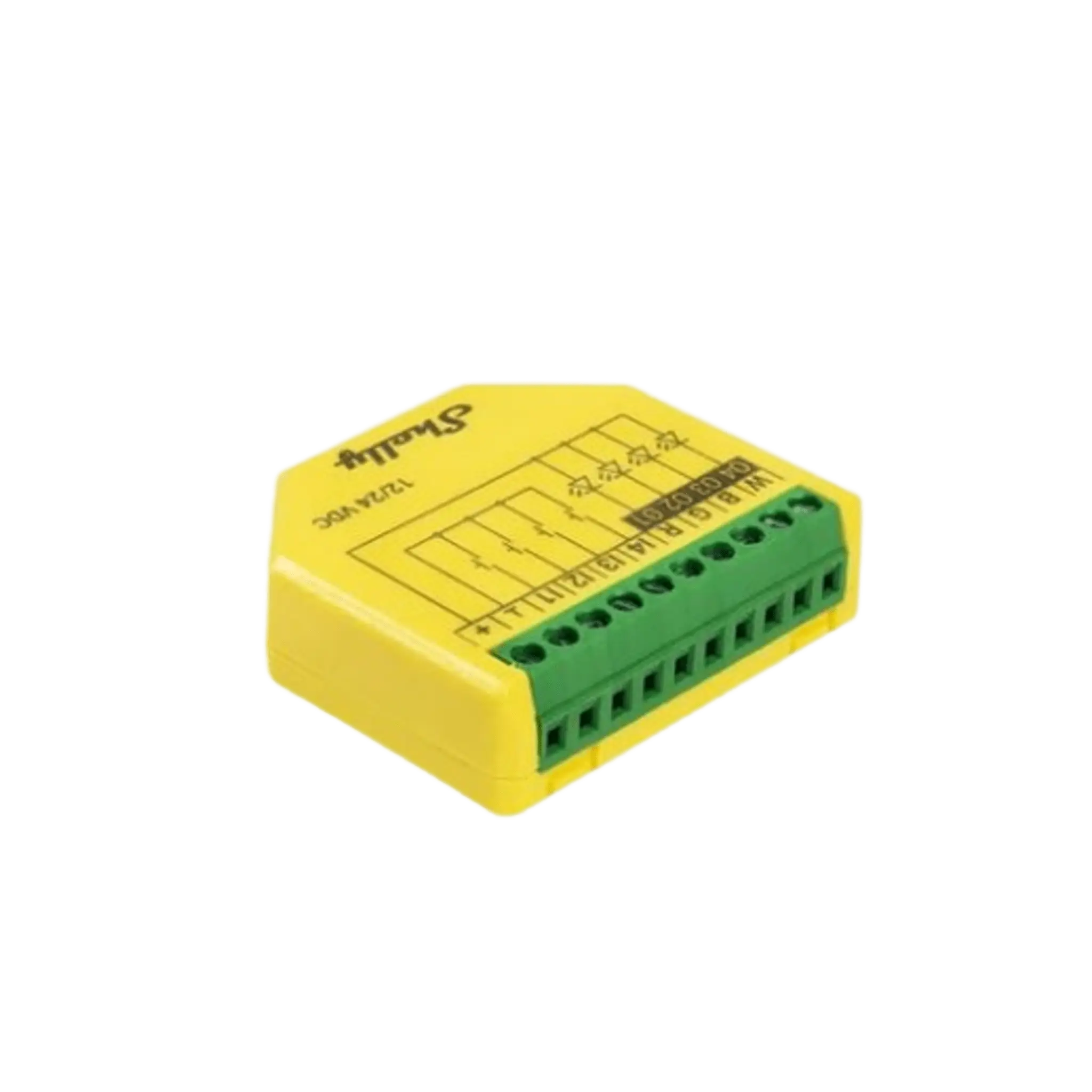 Controlador inteligente inalámbrico WIFI para tiras LED RGB, RGBW/ Nube P2P / Medición de consumo/ Soporta Google y Alexa / 12A