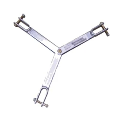 Brida para sujeción de retenida compatible con tramos STZ35, Galvanizado electrolítico.