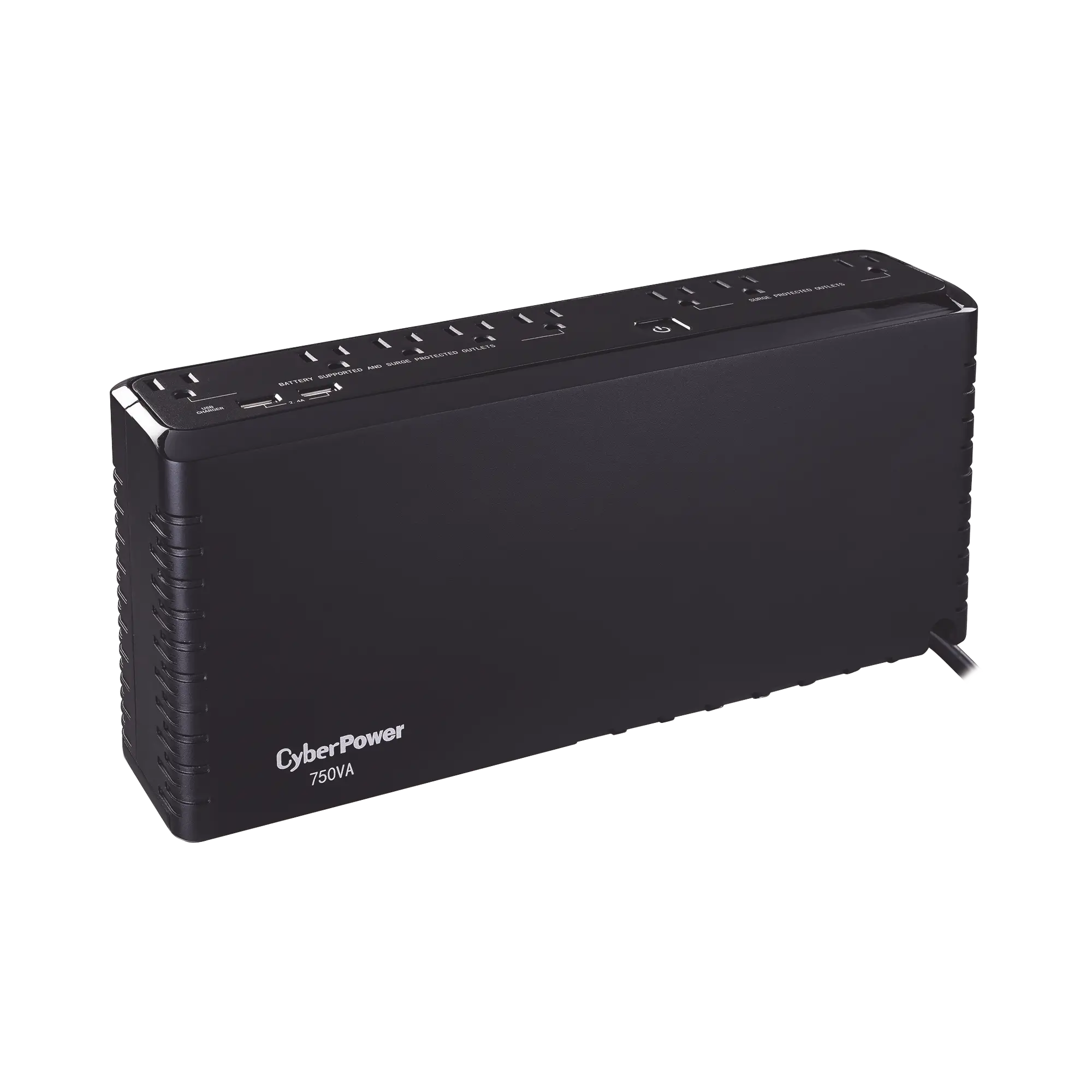 UPS de 750 VA/375 W, Topología Standby, Entrada 120 Vca NEMA 5-15P, de Escritorio, Con 8 Tomas NEMA 5-15R