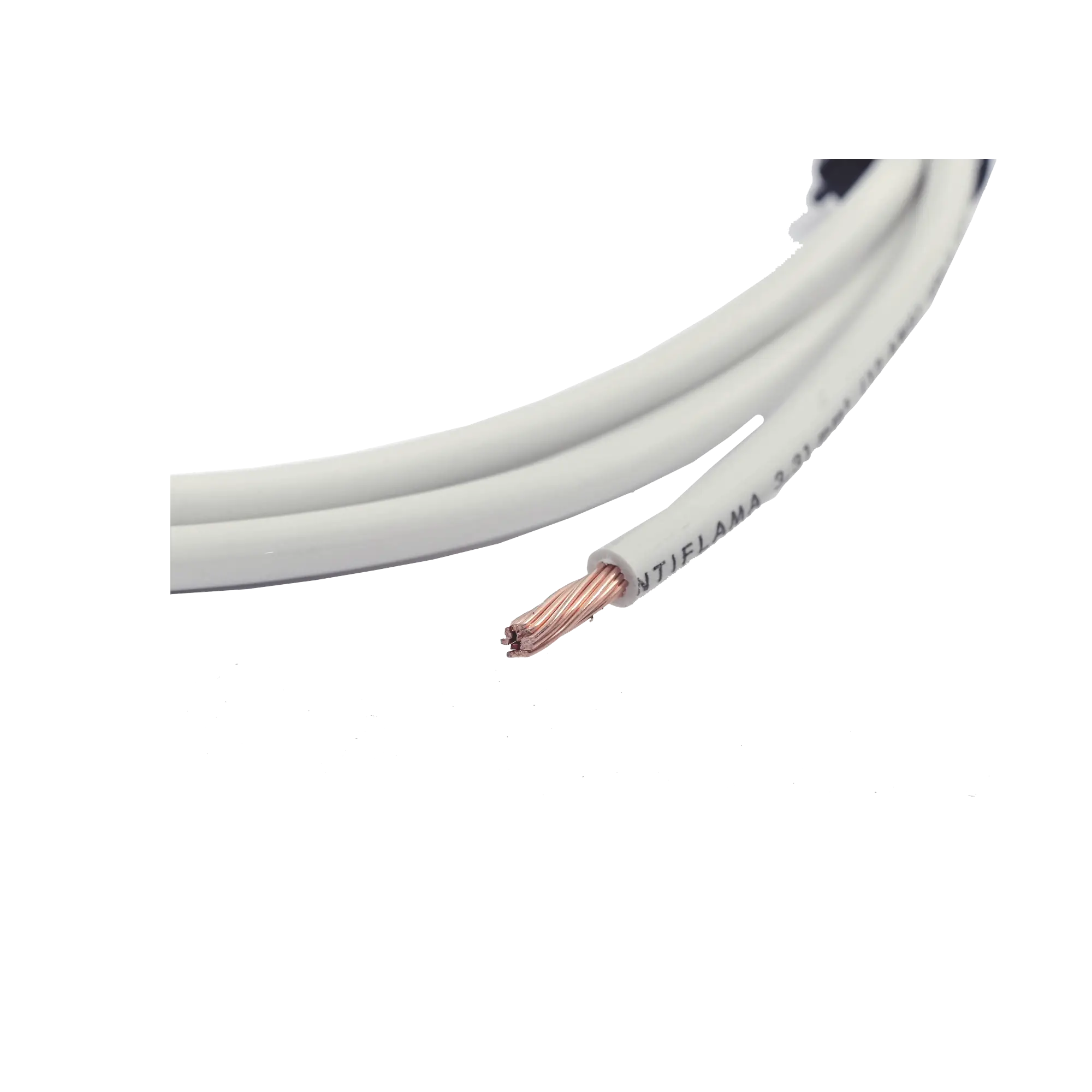 Cable Eléctrico de Cobre Recubierto THW-LS Calibre 12 AWG 19 Hilos Color Blanco (Venta por Metro)