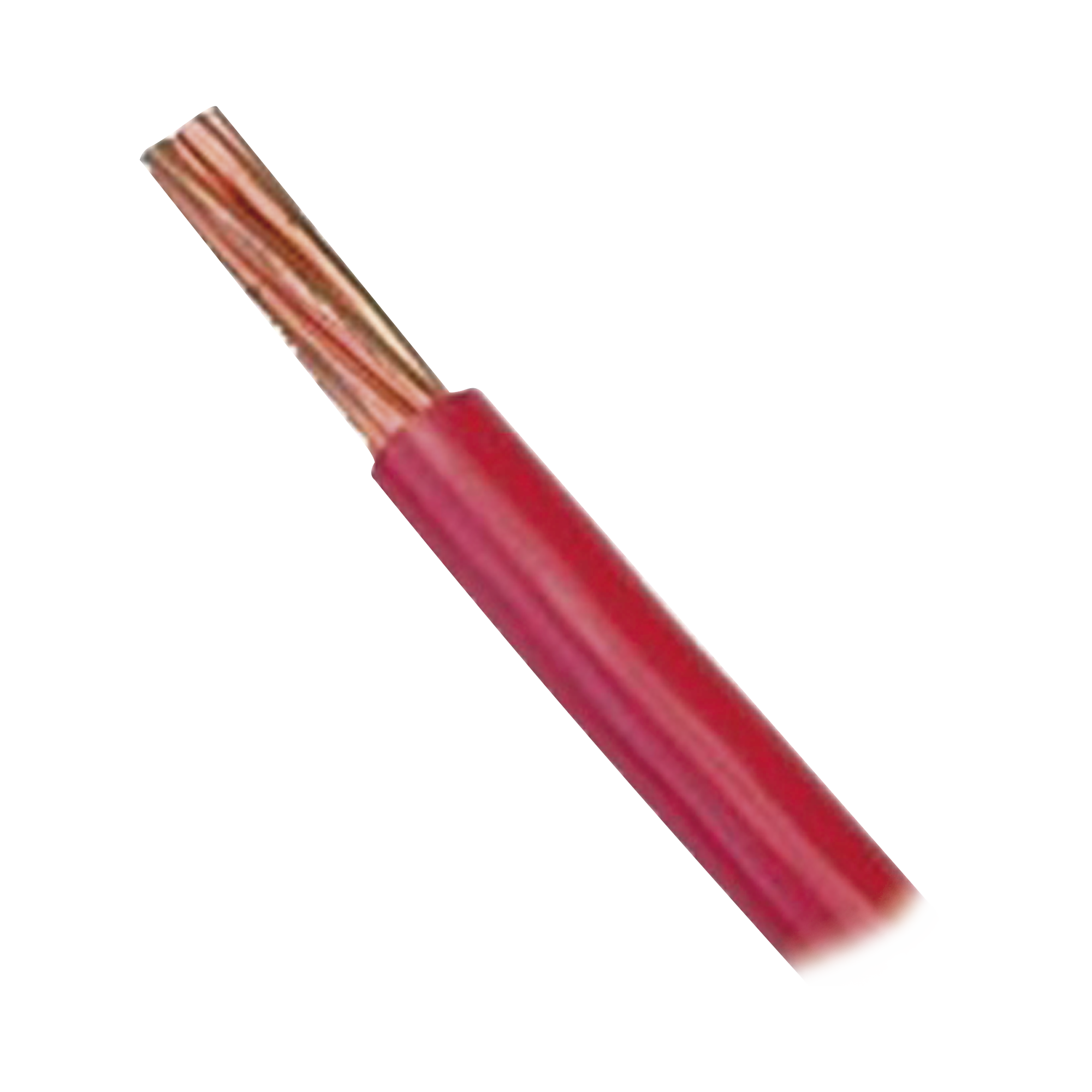 Cable Eléctrico 18 awg color rojo, Conductor de cobre suave cableado. Aislamiento de PVC, auto-extinguible.BOBINA de 100 MTS