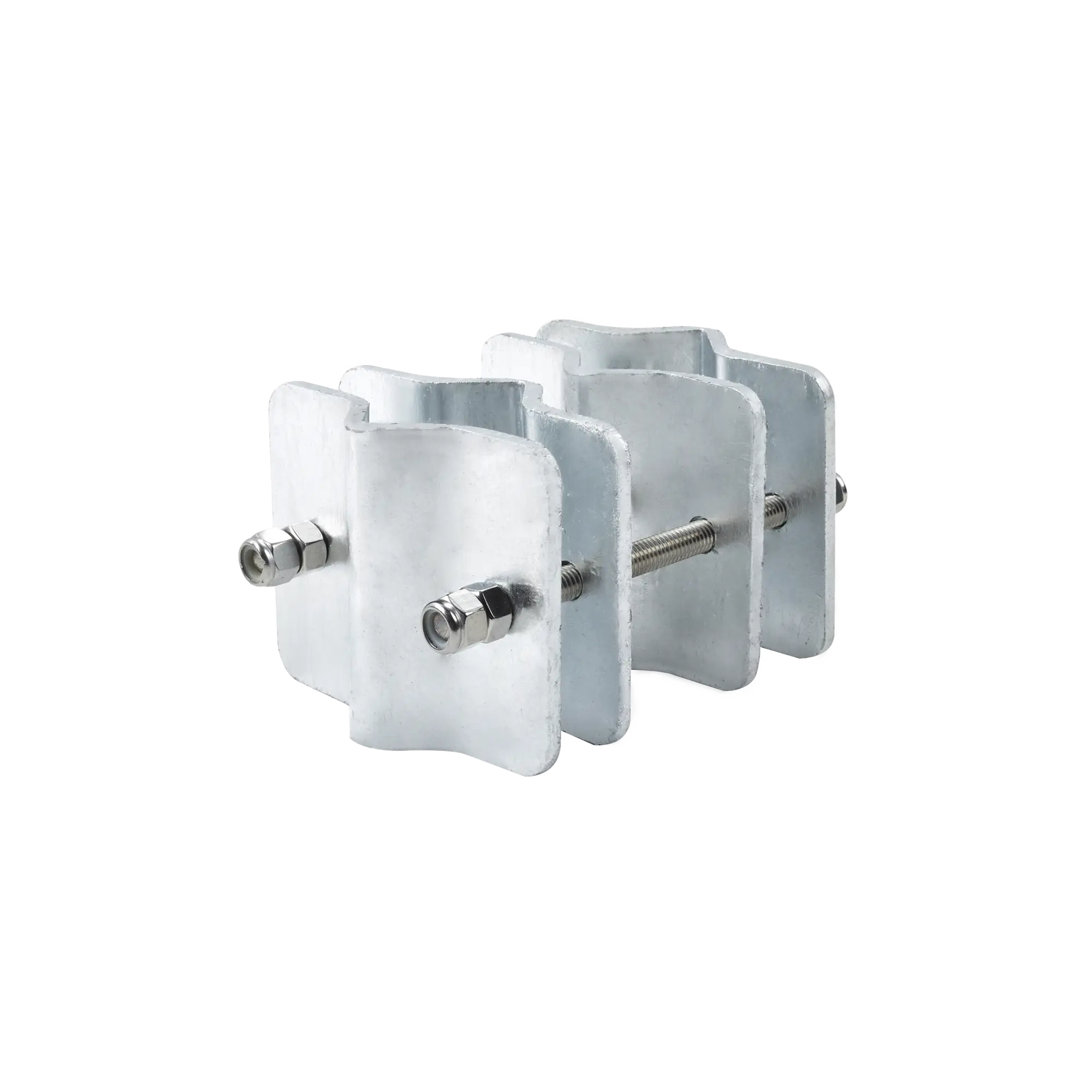 Herraje Adaptador de Mástil para Diámetros desde 3/4″ hasta 2-1/4″. Galv. en Caliente.