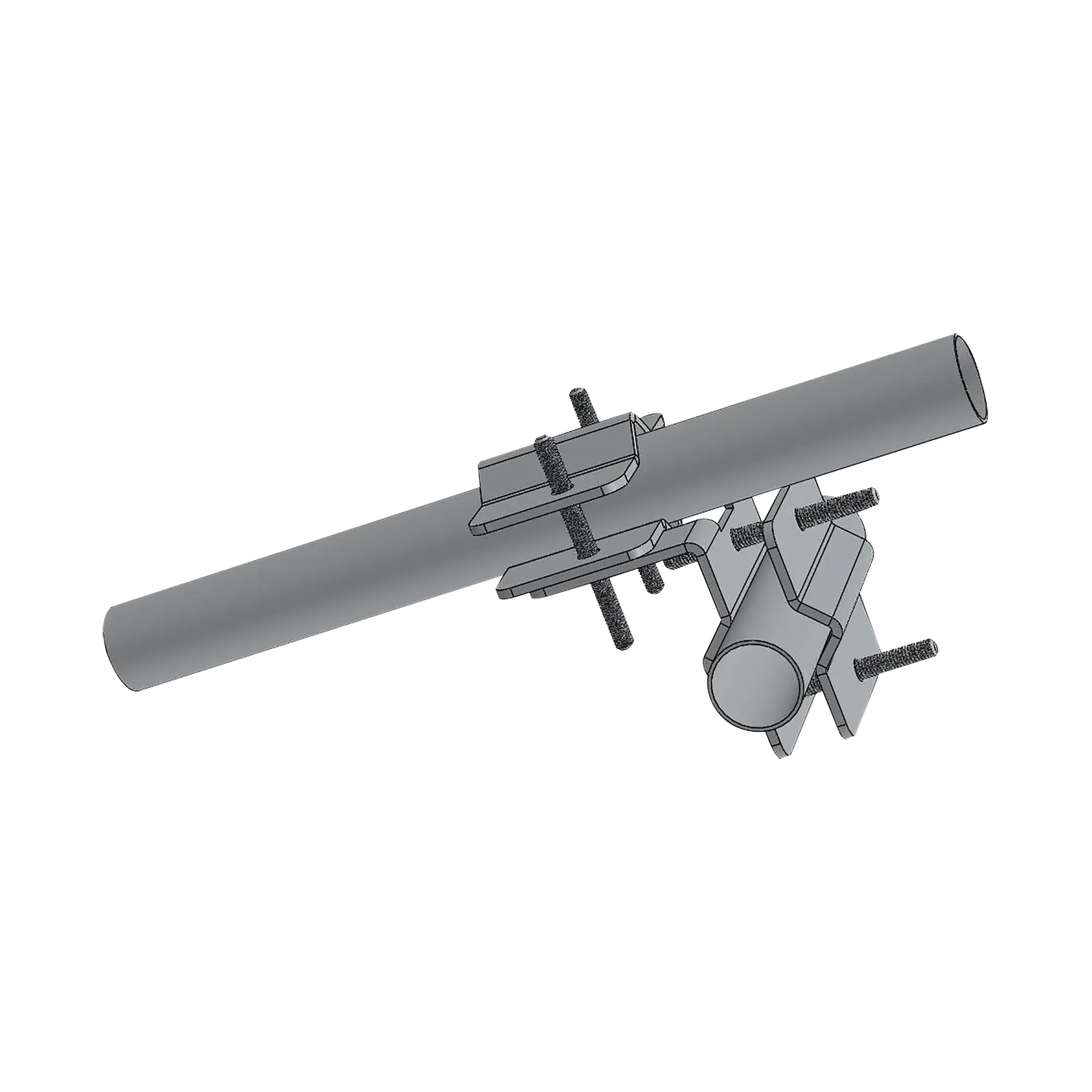 Herraje Adaptador Cruzado para Mástil para Diámetros desde 7/8″ hasta 2″.