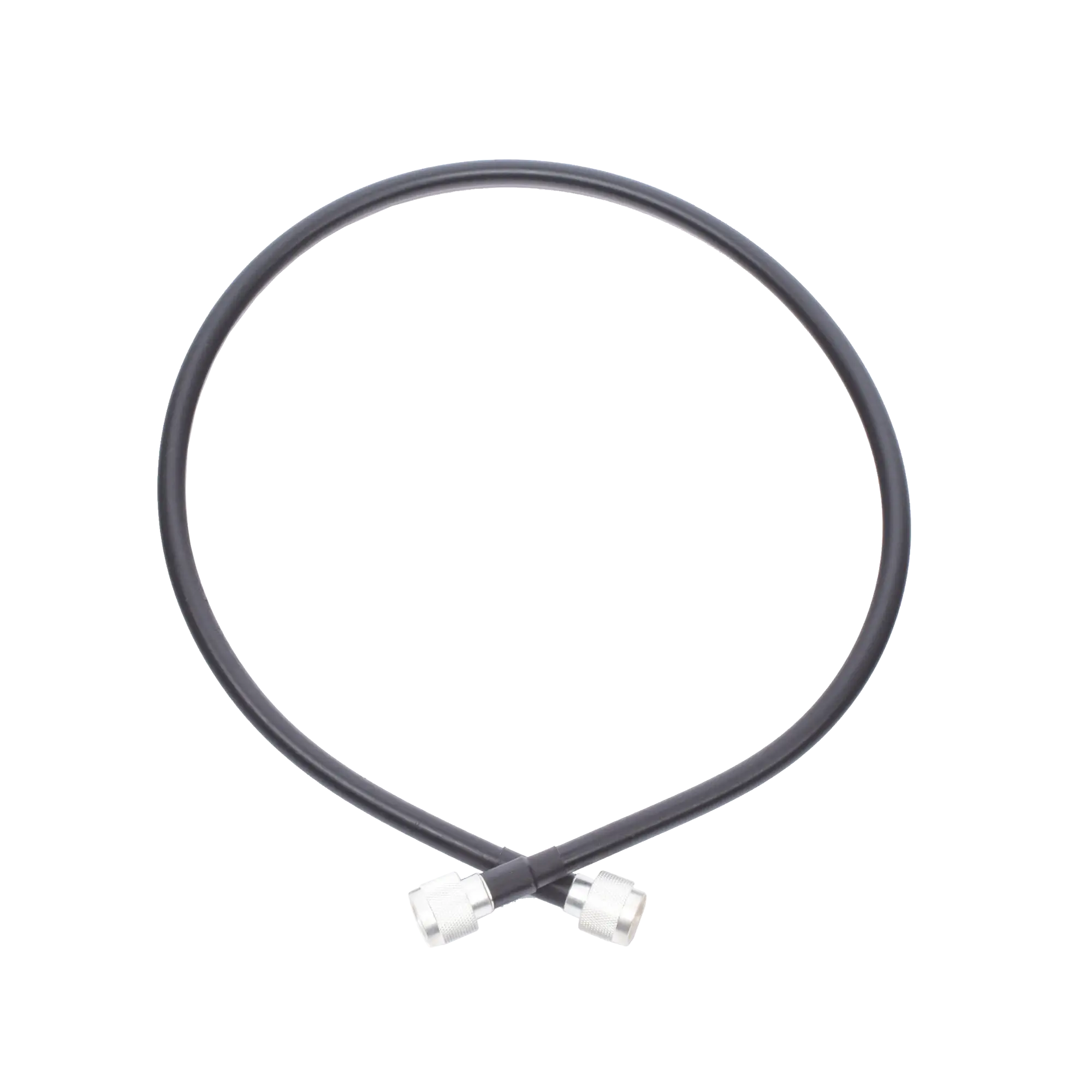 Jumper de 85 cm. con Cable Coaxial LMR400 conectores N Macho en Ambos Extremos.
