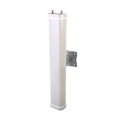Antena Sectorial de 70° de Apertura en 2.4 GHz de 14 dBi  de Ganancia, Con 2 Conectores N-Hembra, Polaridad Cruzada