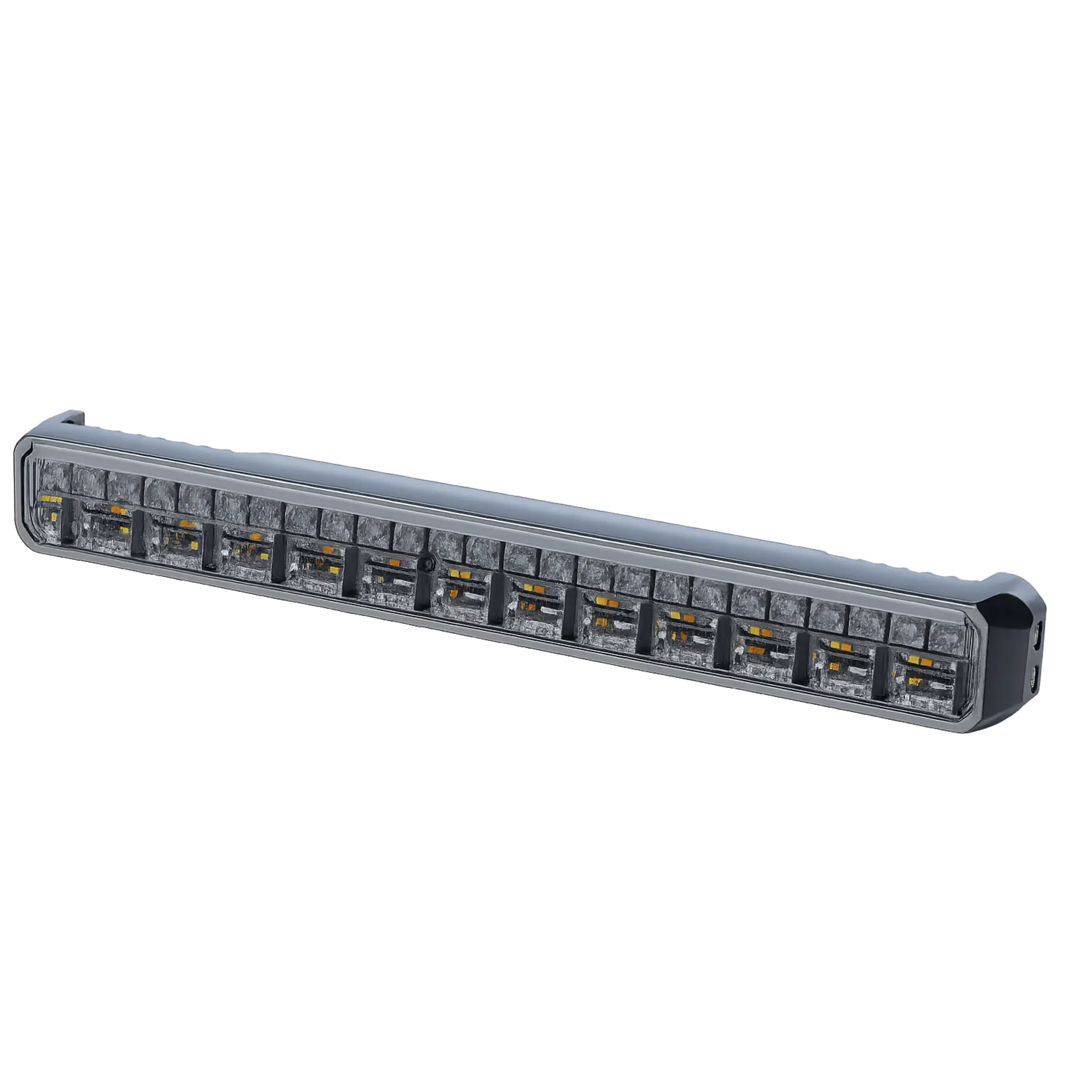 Luz Auxiliar de 45 LEDs Rojo, Ambar y Blanco, 11.42″, 12 a 24 VCD