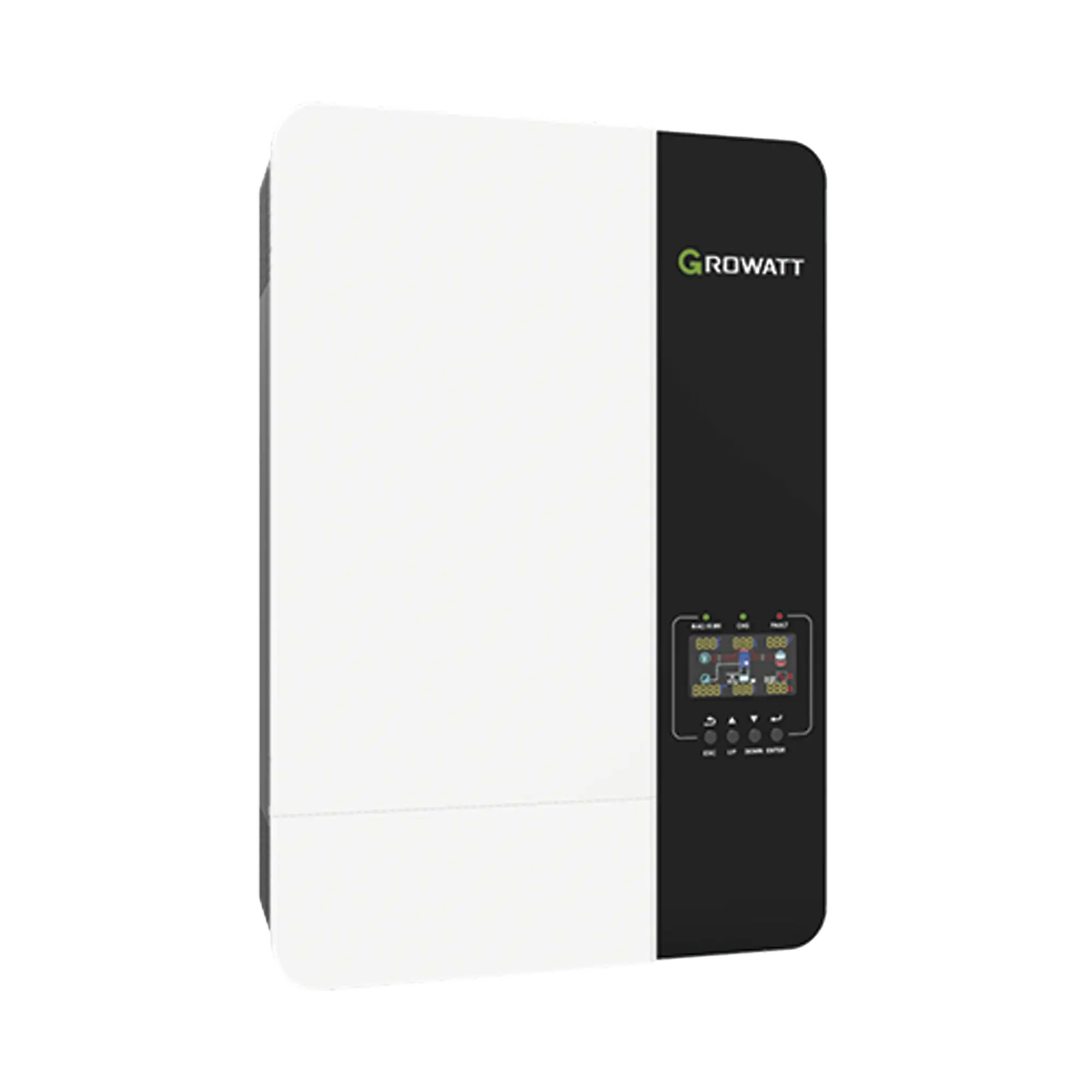 Inversor Cargador 3kW Compatible con Baterías de Litio, Monitoreo Remoto y Sincronización para Mayor Potencia, Operación 48Vcc