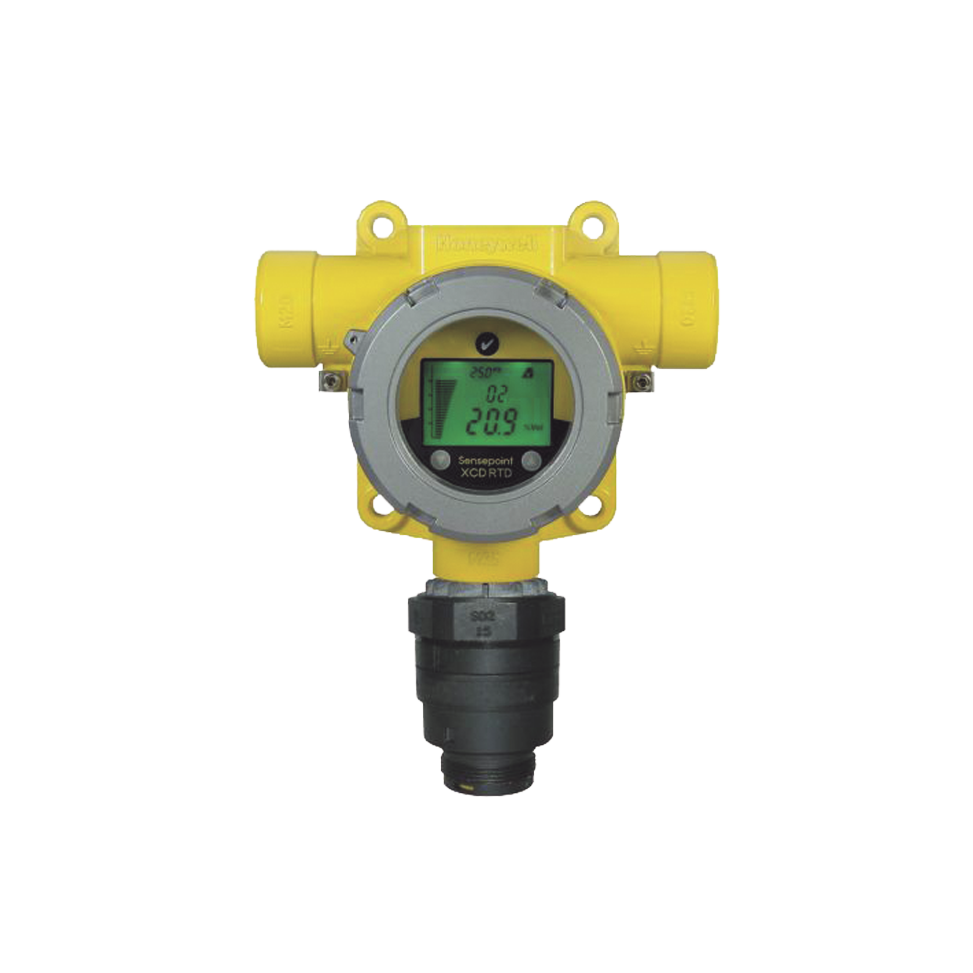 Detector Industrial Con Sensor Remoto Para Hidrogeno (H2), 0-1000 PPM, Salida 4-20 mA, 3 Relays, Certificación UL/c-UL/INMETRO, Entradas 2×3/4″ NPT, Carcasa De Aluminio Grado Marino, Serie Sensepoint XCD RTD