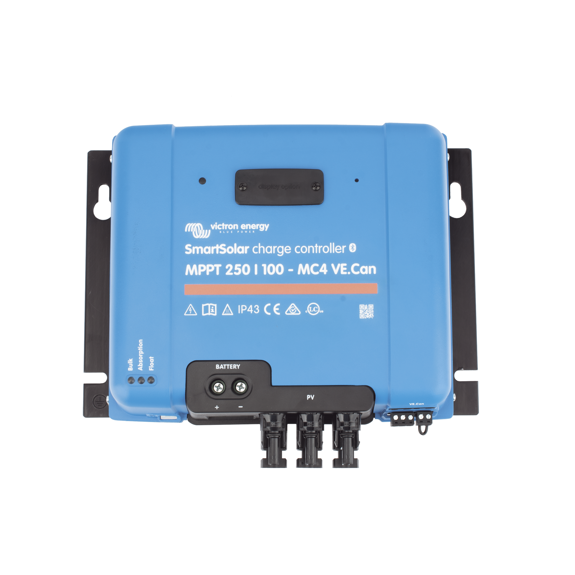 SmartSolar MPPT 250/100-MC4. Controlador Solar MPPT 100A, Voltaje: 48 Vcc. Para uso con Inv. Cargadores Victron