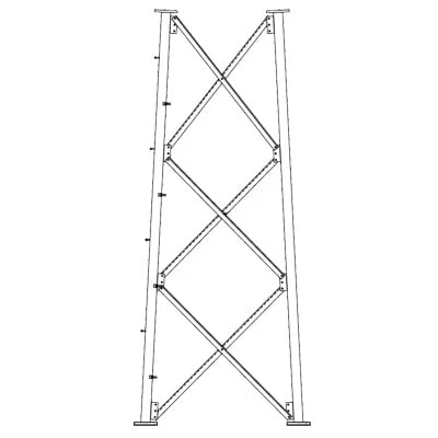 Sección 10 Base para Torre Autosoportada línea SSV (Código de Fábrica: 10N183)