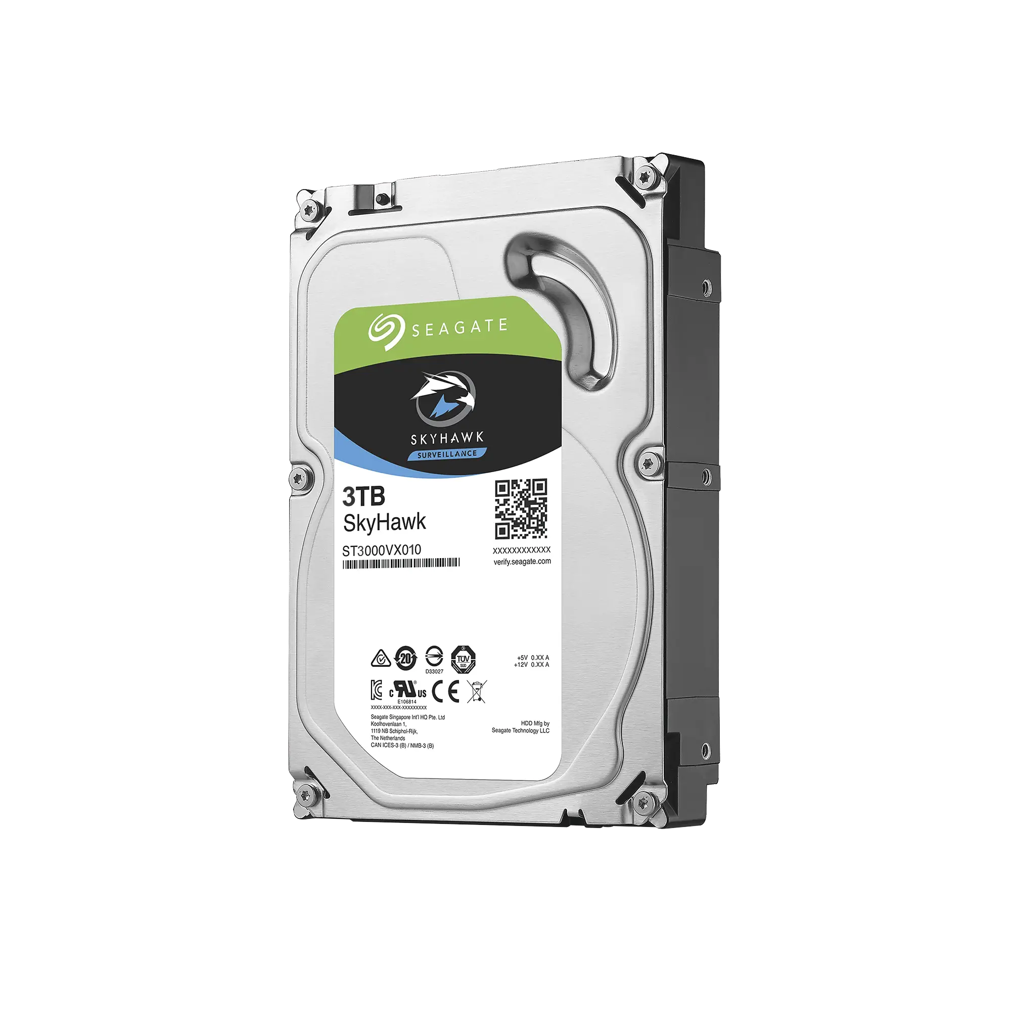Disco duro SkyHawk 3TB 3.5″ SATA III Optimizado para video vigilancia 24/7
