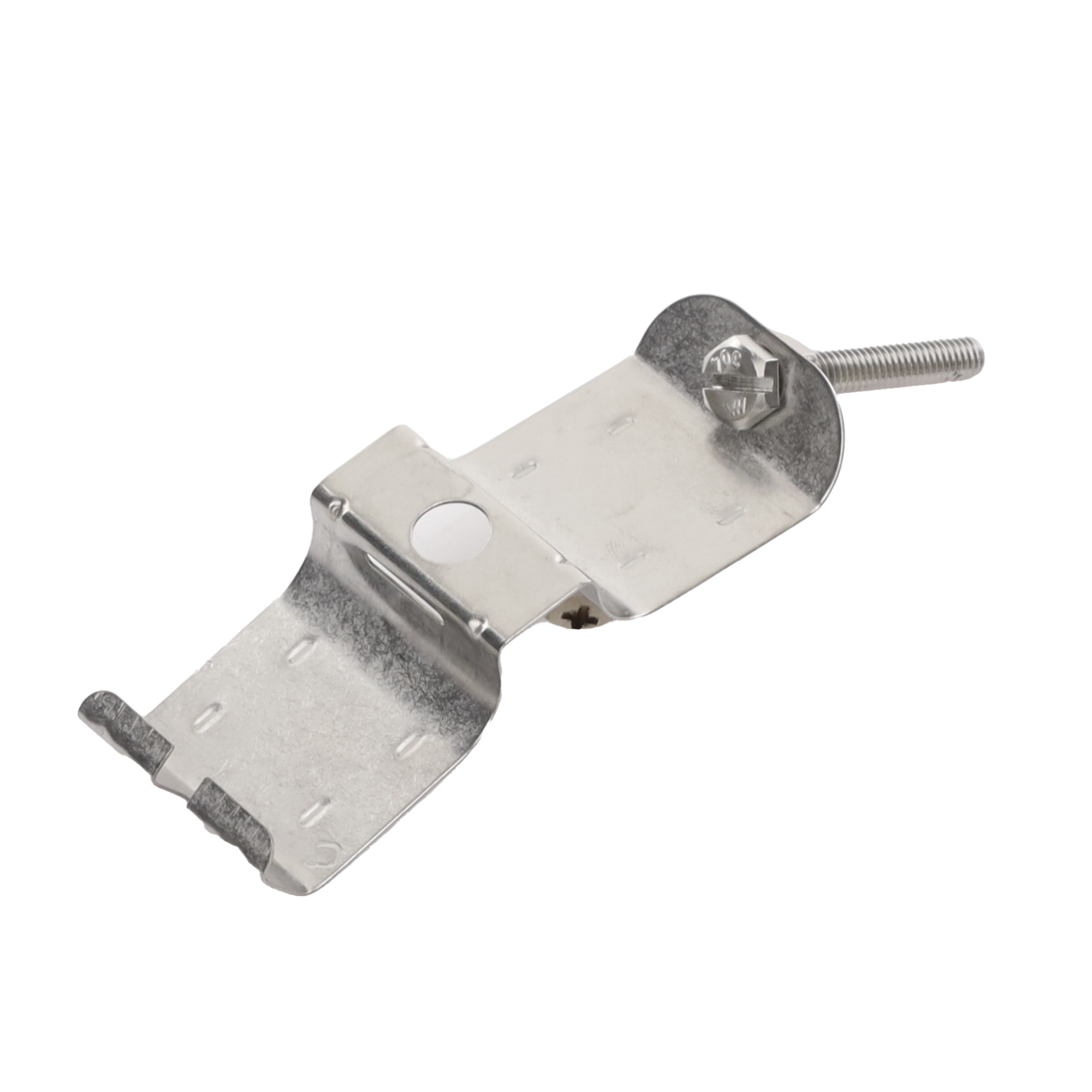 Sujetador de doble click para cable coaxial de 7/8″ paquete de 10 piezas.