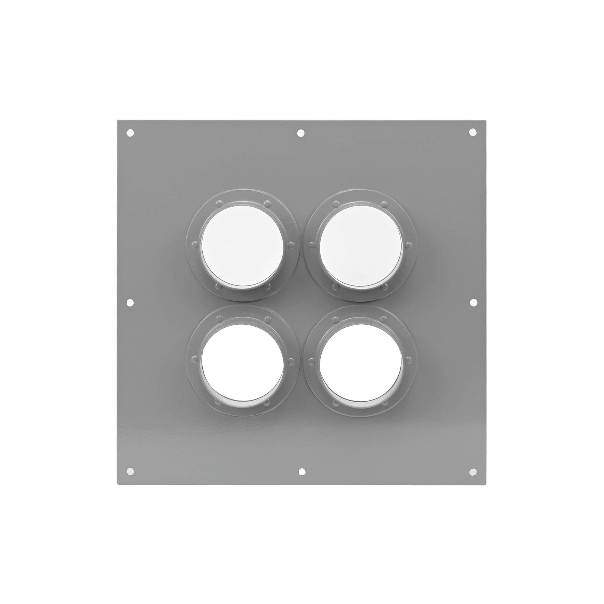 Placa Pasamuros Con Capacidad de 4 Botas de 4″