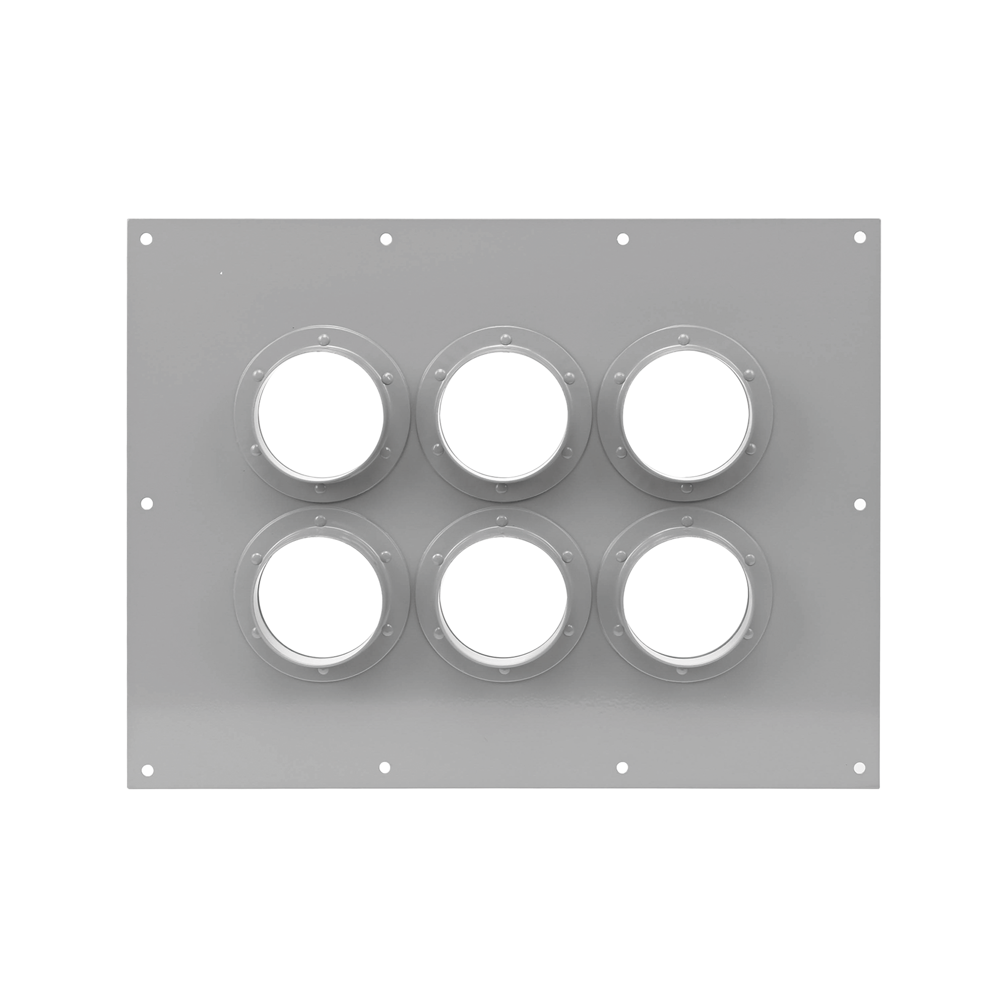 Placa Pasamuro Con Capacidad de 6 Botas de 4″