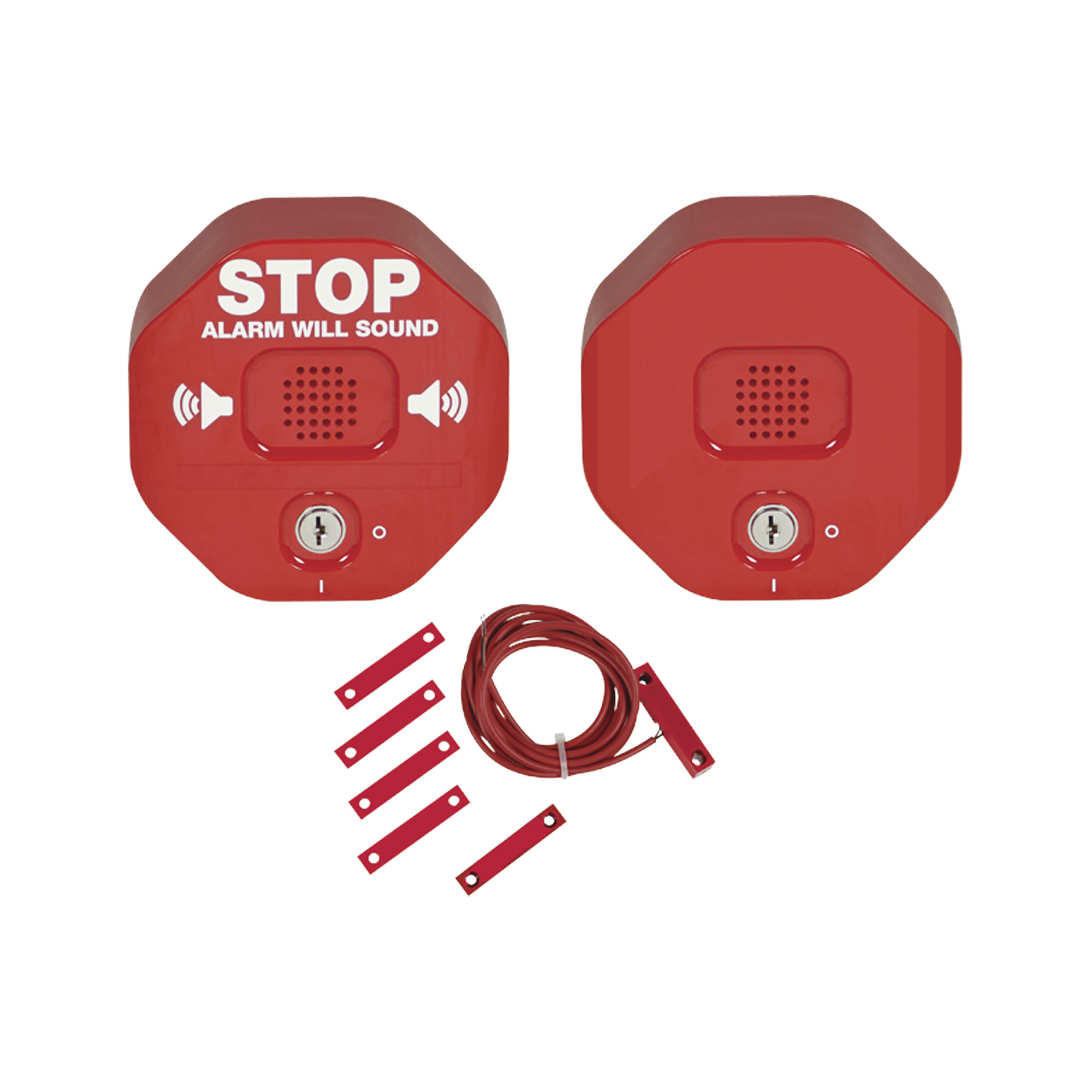 Alarma Multifunción Exit Stopper® Con Bocina Remota, Para Puertas Dobles, Solo Interiores
