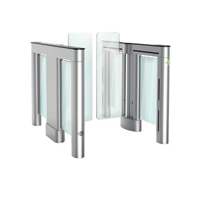 Torniquete Óptico Bidireccional Serie Supervisor 5000 / El Más Estético y Delgado del Mercado / Hojas de Cristal de 35″.