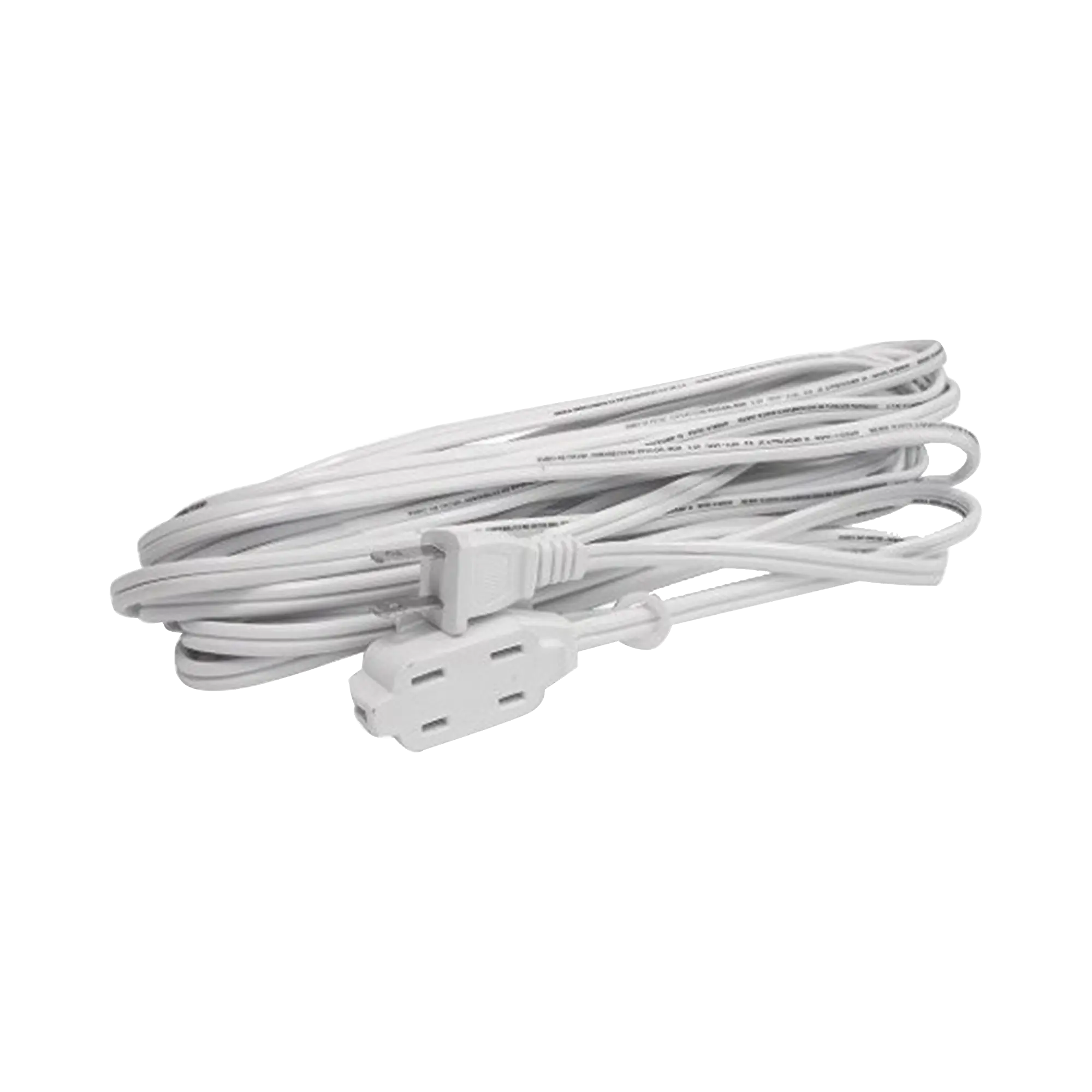 Extensión Eléctrica Doméstica de 5 metros / 127 V CA  8 A Máximo / Color Blanco.