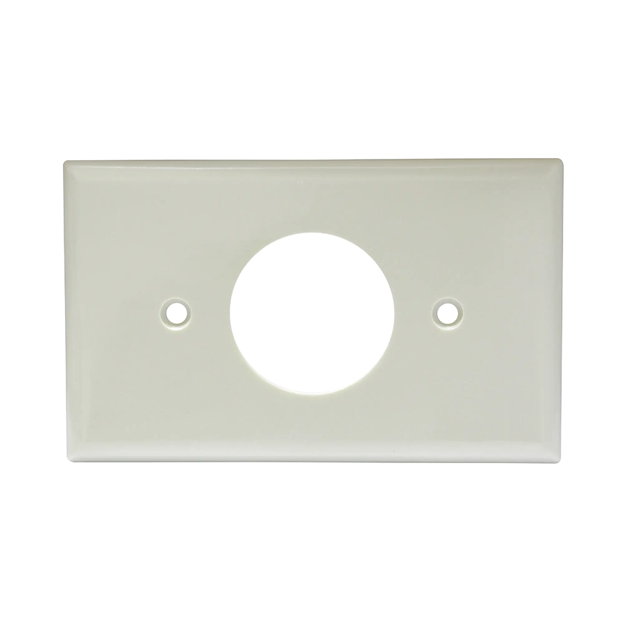 Placa de plástico para contacto sencillo.