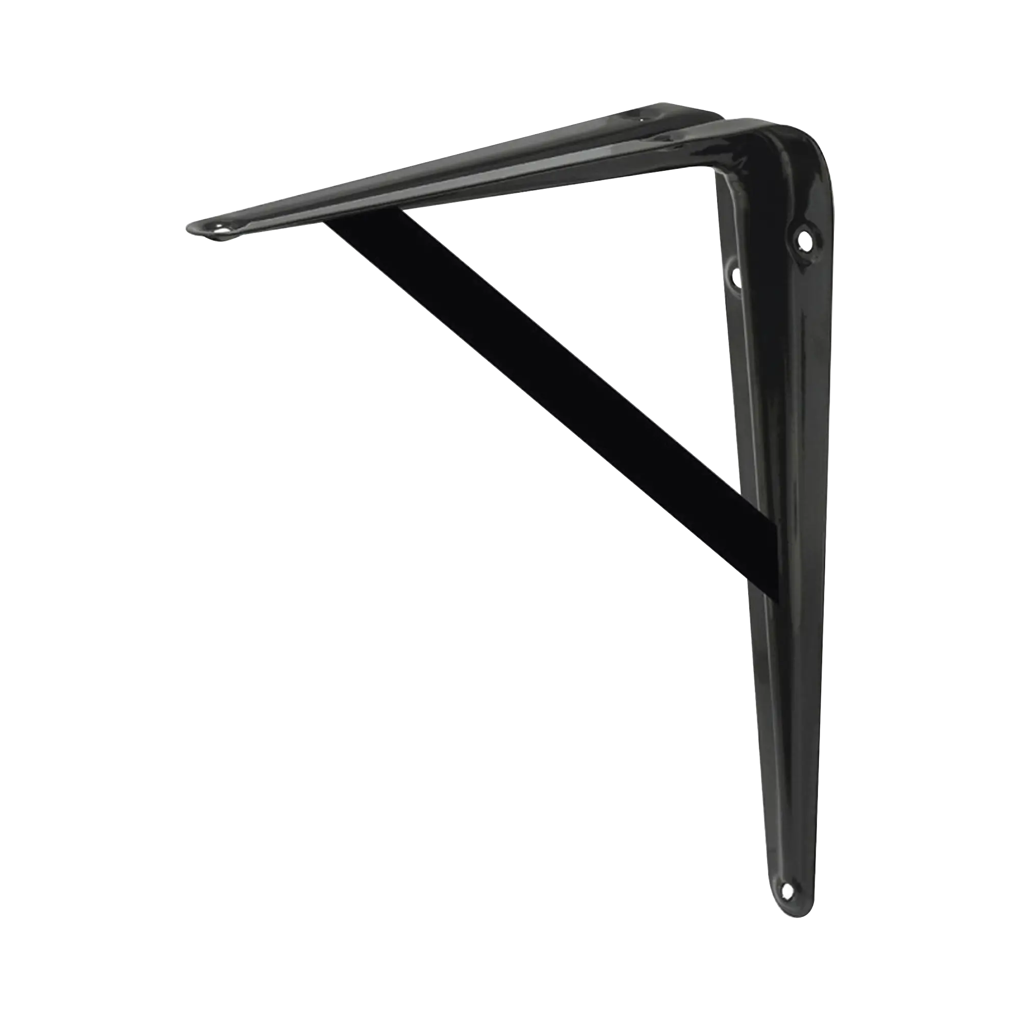 Ménsula de Acero Reforzado  13″ x 20″ ( 33 x 50.8 cm) /Color Negro.