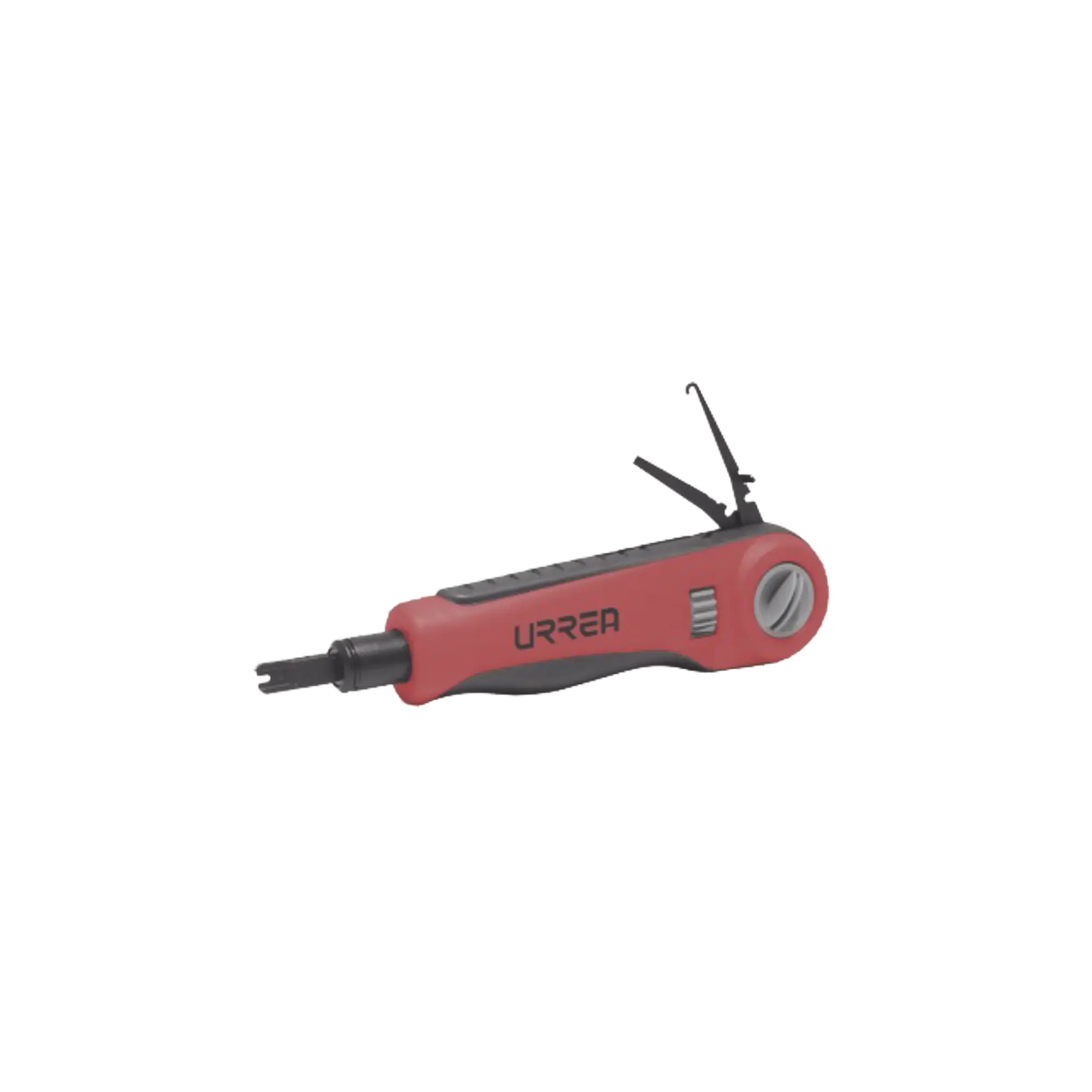 Ponchadora de Impacto con Cuchillas Tipo 66, 88 y 110, incluye gancho y extractor de cable.