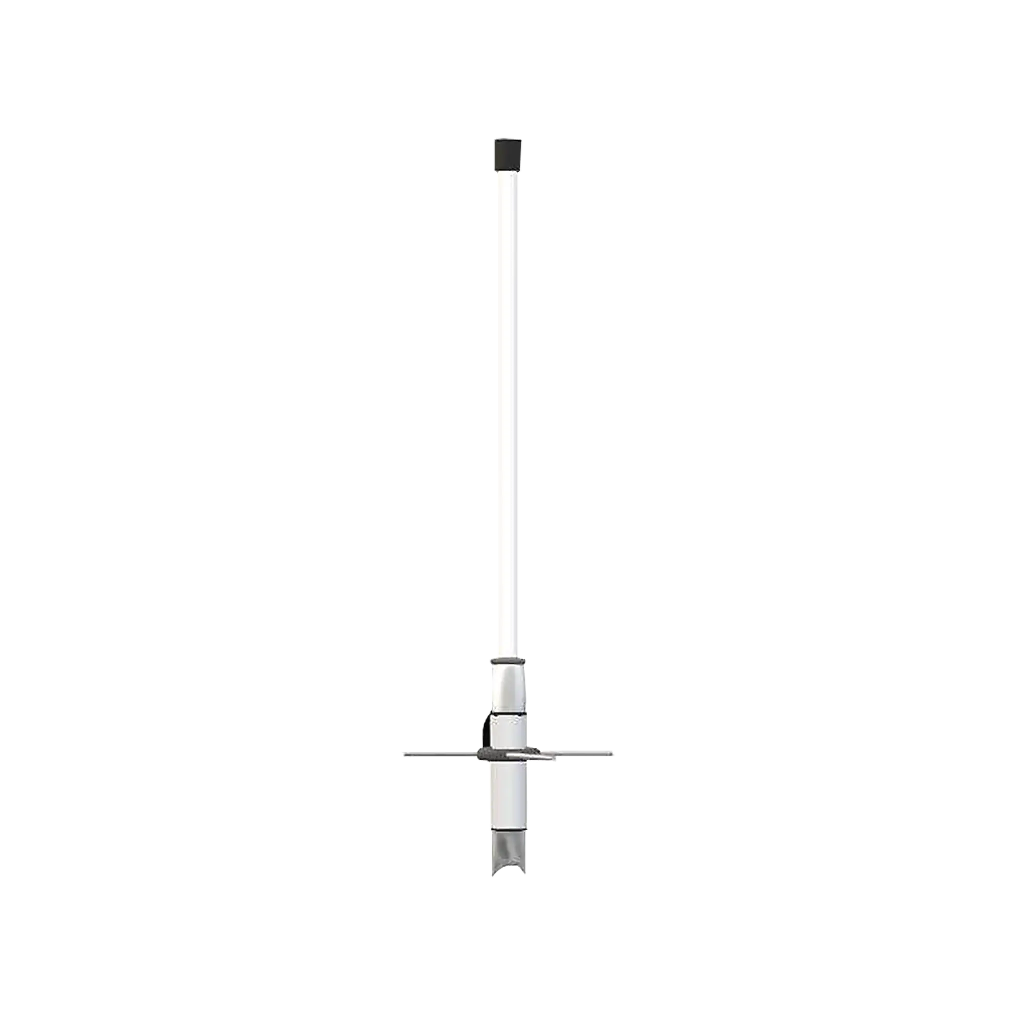 Antena Base Omnidireccional UHF, de Fibra de Vidrio, Ganacia de 6 dB, Frecuencia 440 – 450 MHz, Pre-ensamblada, Conector N-Hembra.